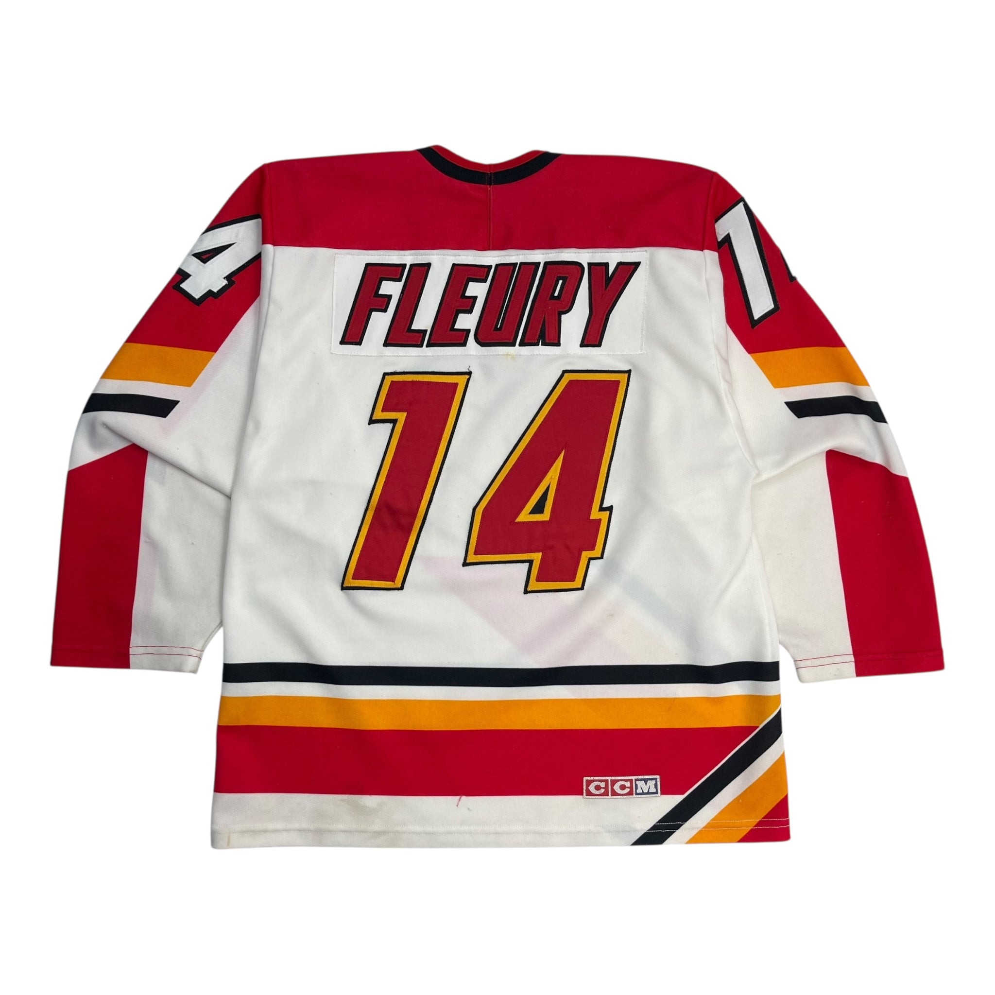Vintage Calgary Flames Theoren Fleury NHL Jersey