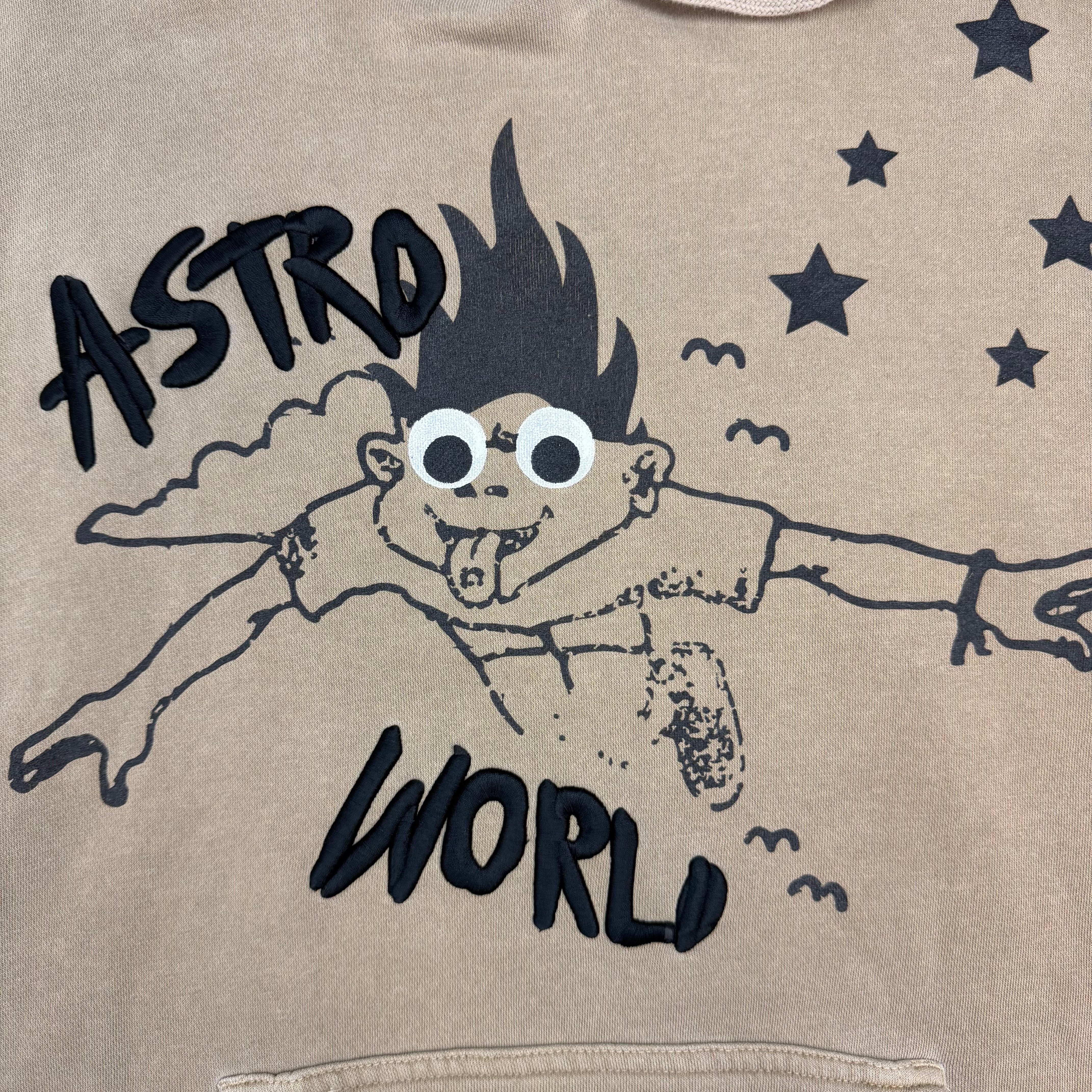 Travis Scott Astroworld “Look Mom I Can Fly” Hoodie Brown