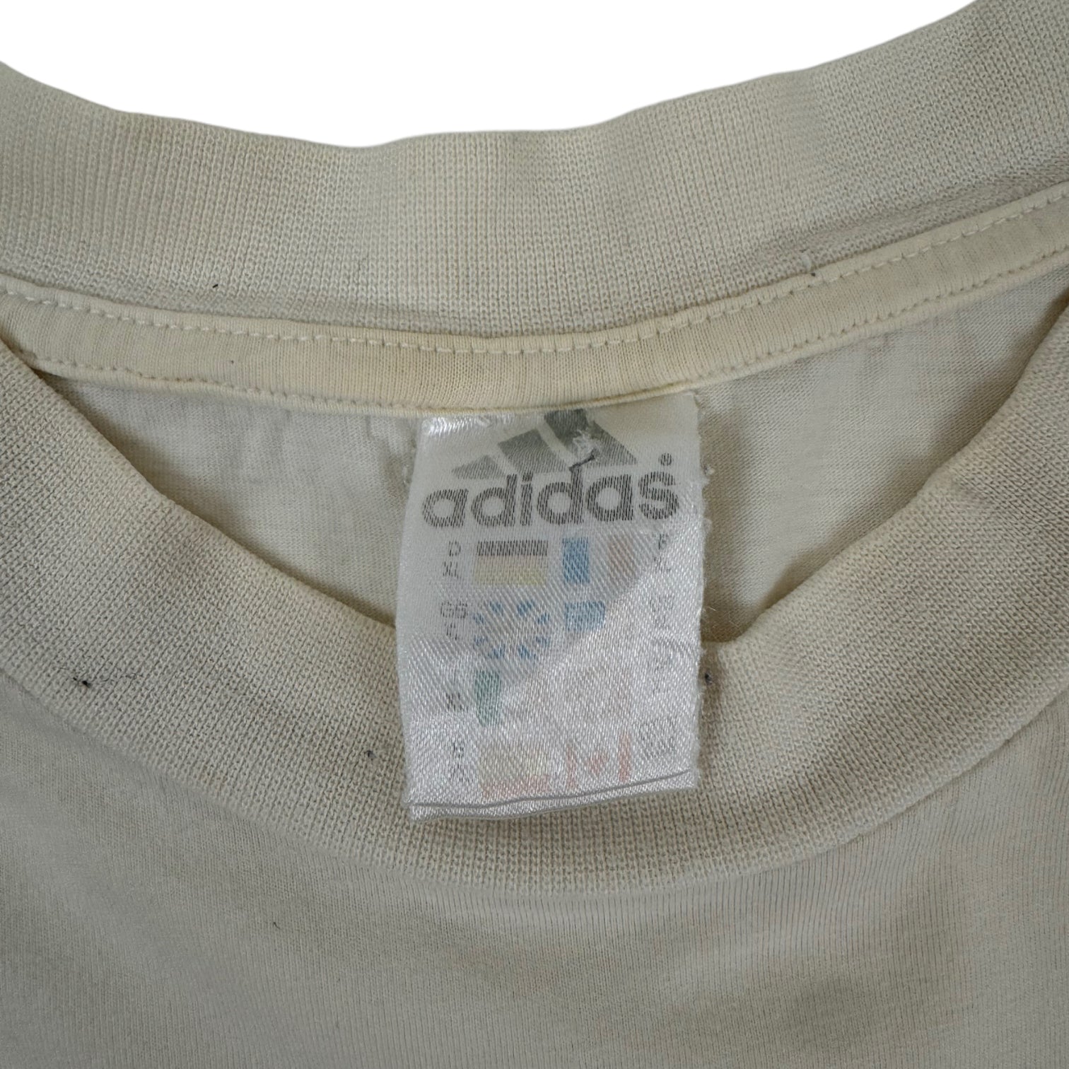 Vintage Adidas Thomas Helmer T-Shirt White