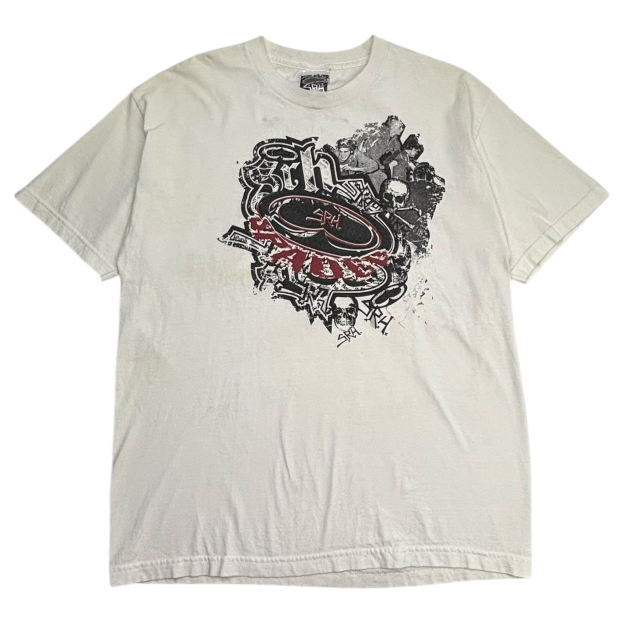 Vintage Y2K SRH Skull Graffiti T-Shirt