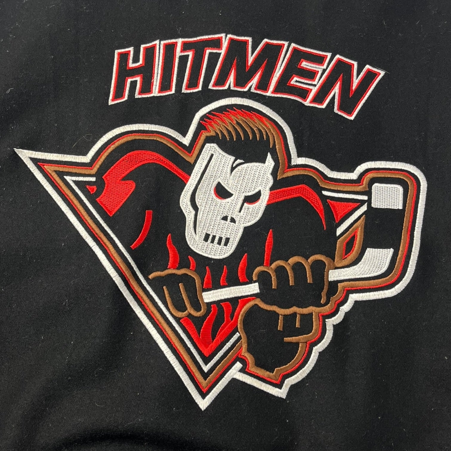 Vintage Calgary Hitman Club Member Varsity Jacket