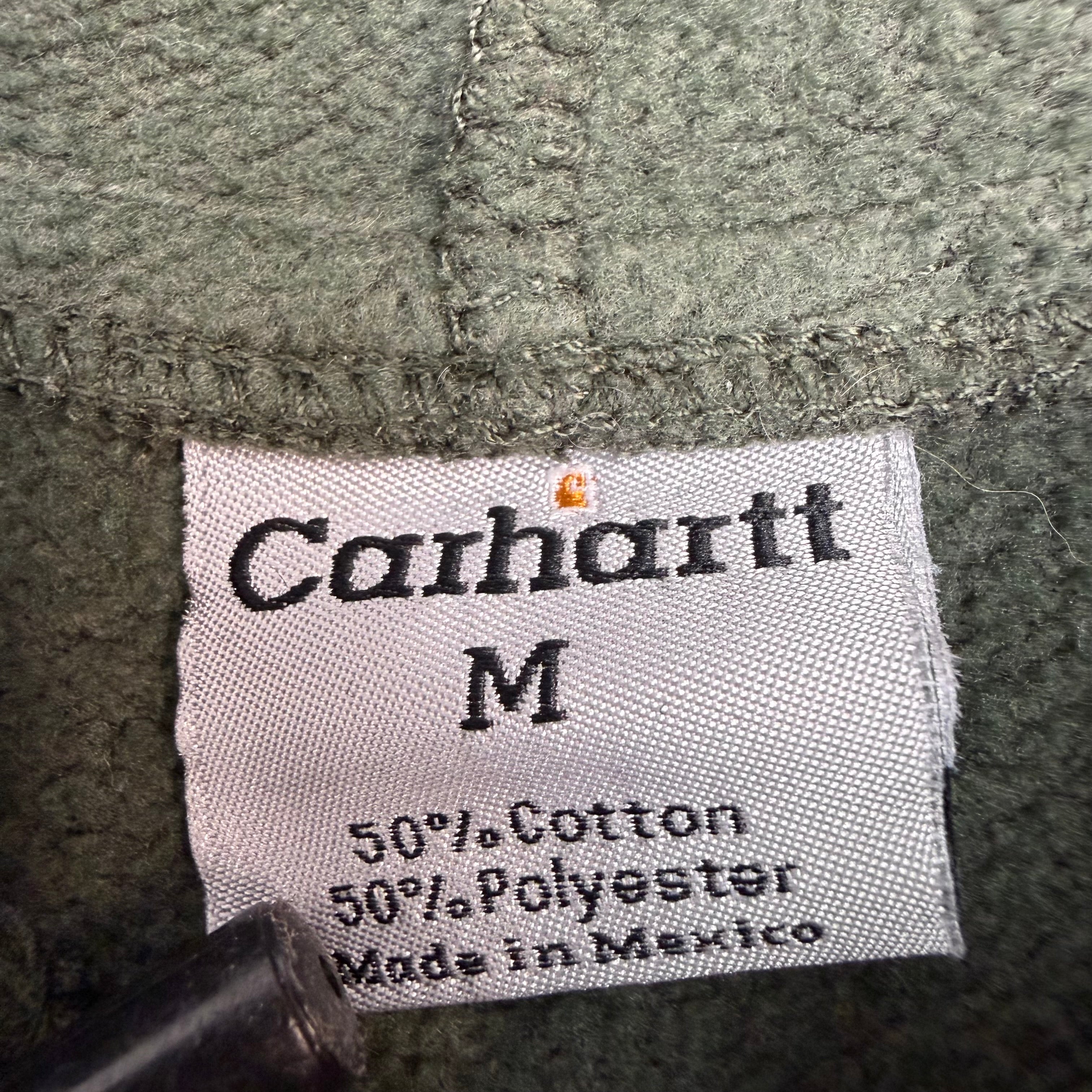 Vintage Carhartt Zip Up Hoodie Green