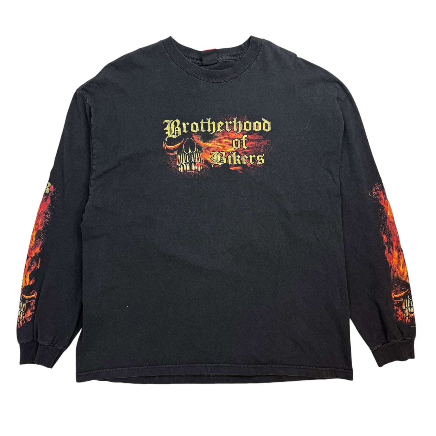 Vintage Brotherhood Of Bikers L/S Tee Black