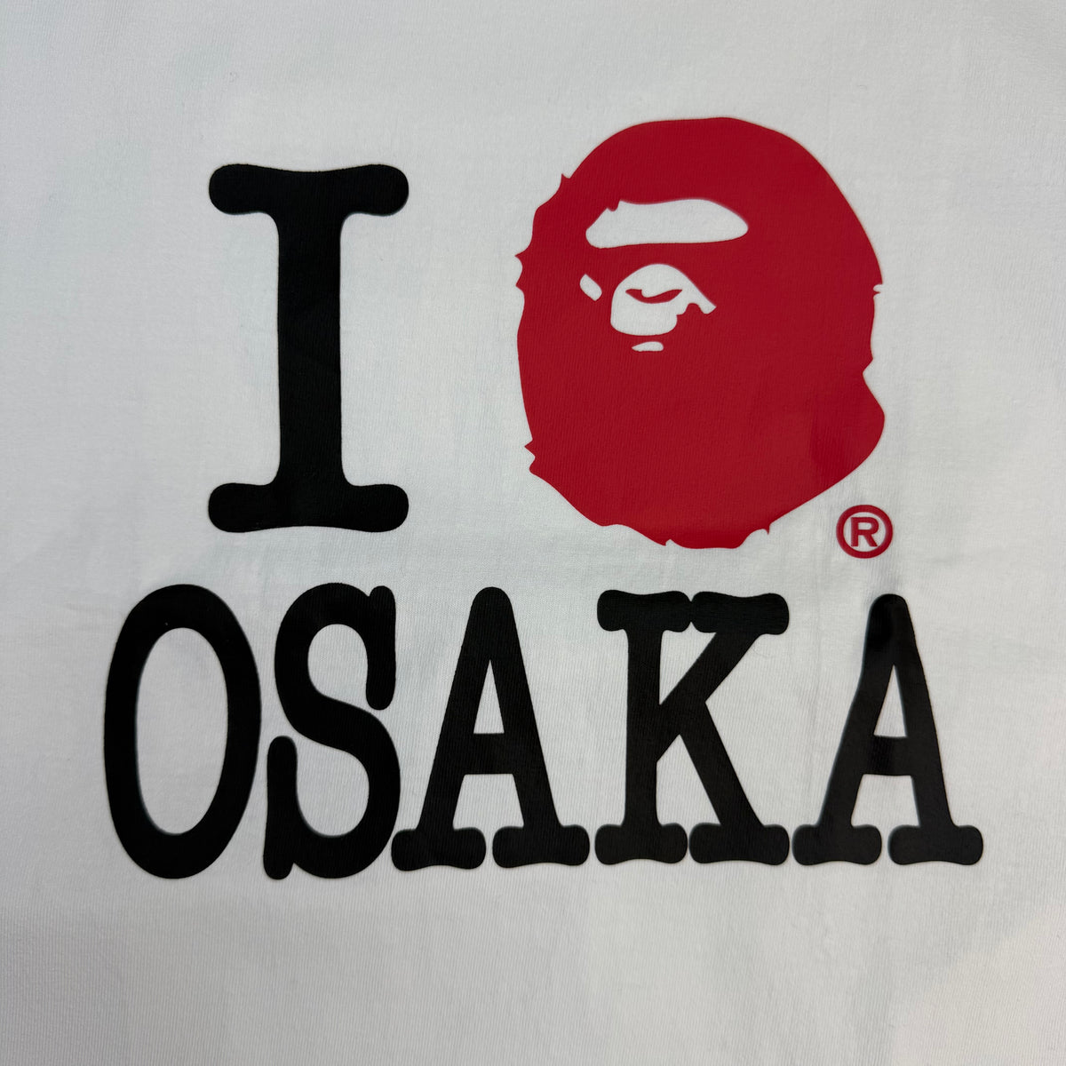Bape I Love Osaka Tee White