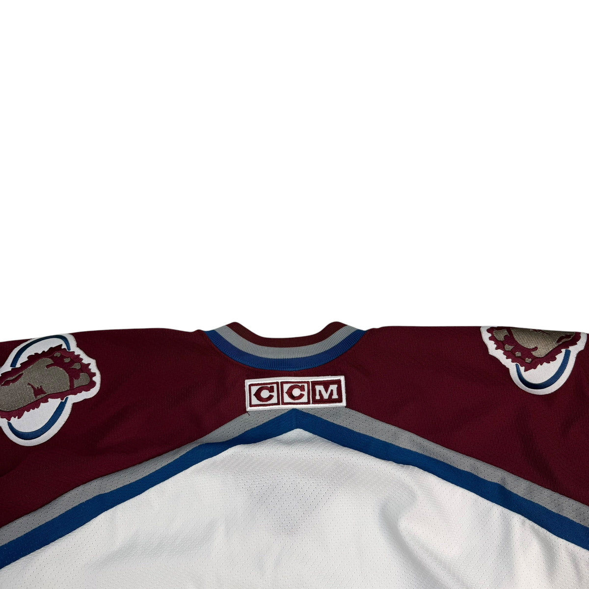 Vintage Colorado Avalanche CCM Jersey White