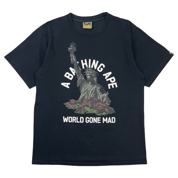 BAPE Statue Of Liberty T-Shirt Black
