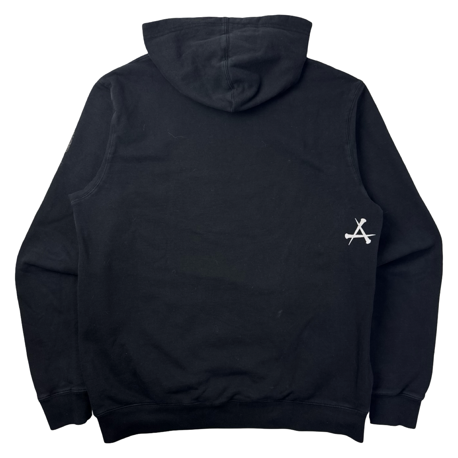 Y2K Affliction Tribal Double Skulls Pull Over Hoodie