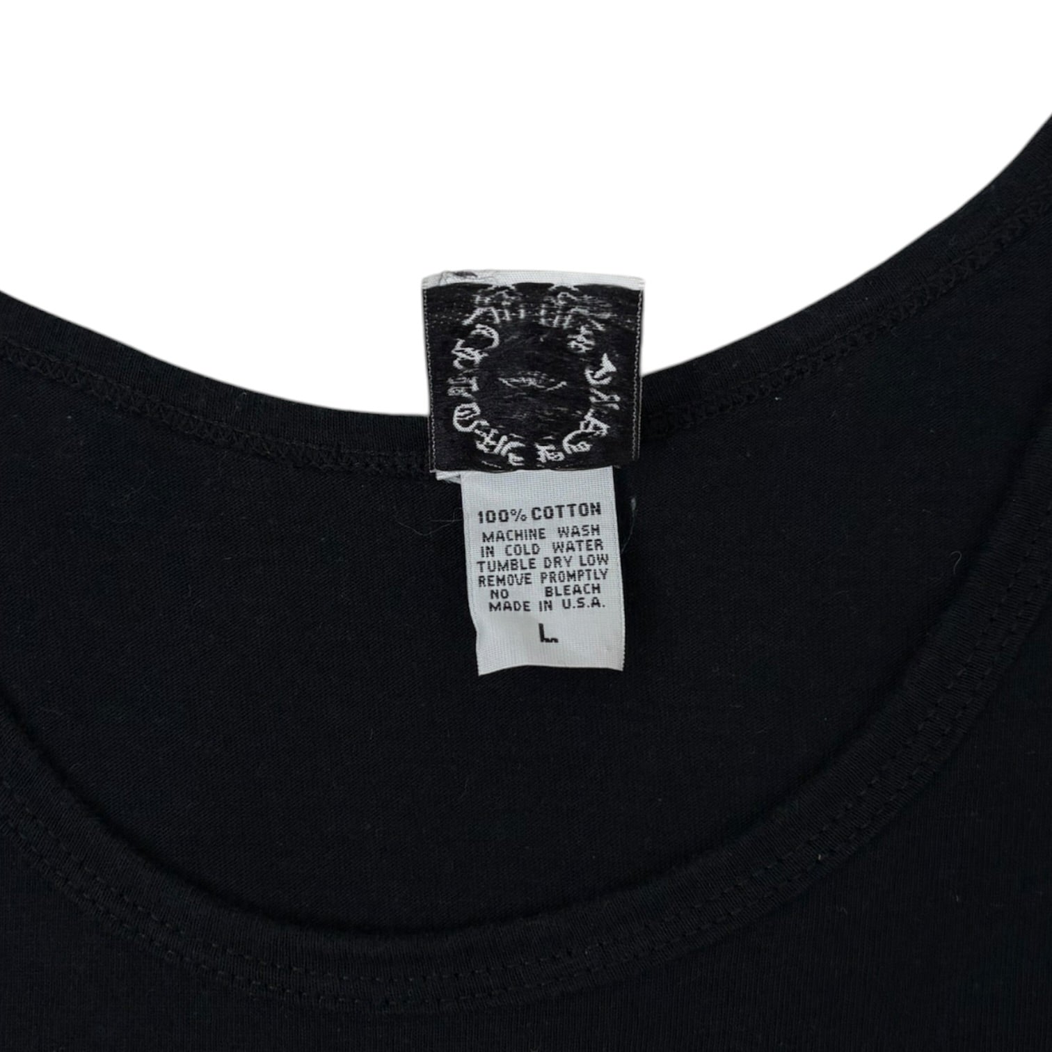 Vintage Chrome Hearts Old English Tank Top Black