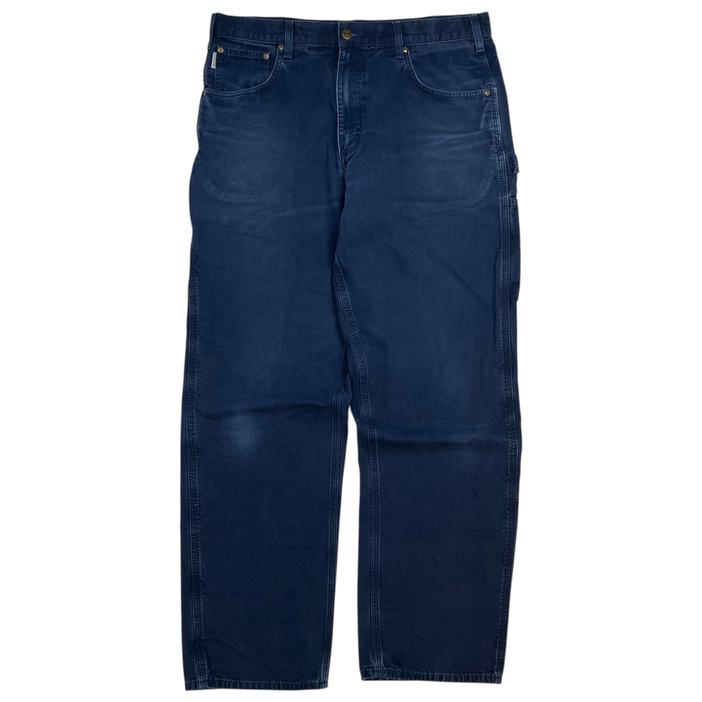 Vintage Carhartt Dungaree Pants Navy Blue
