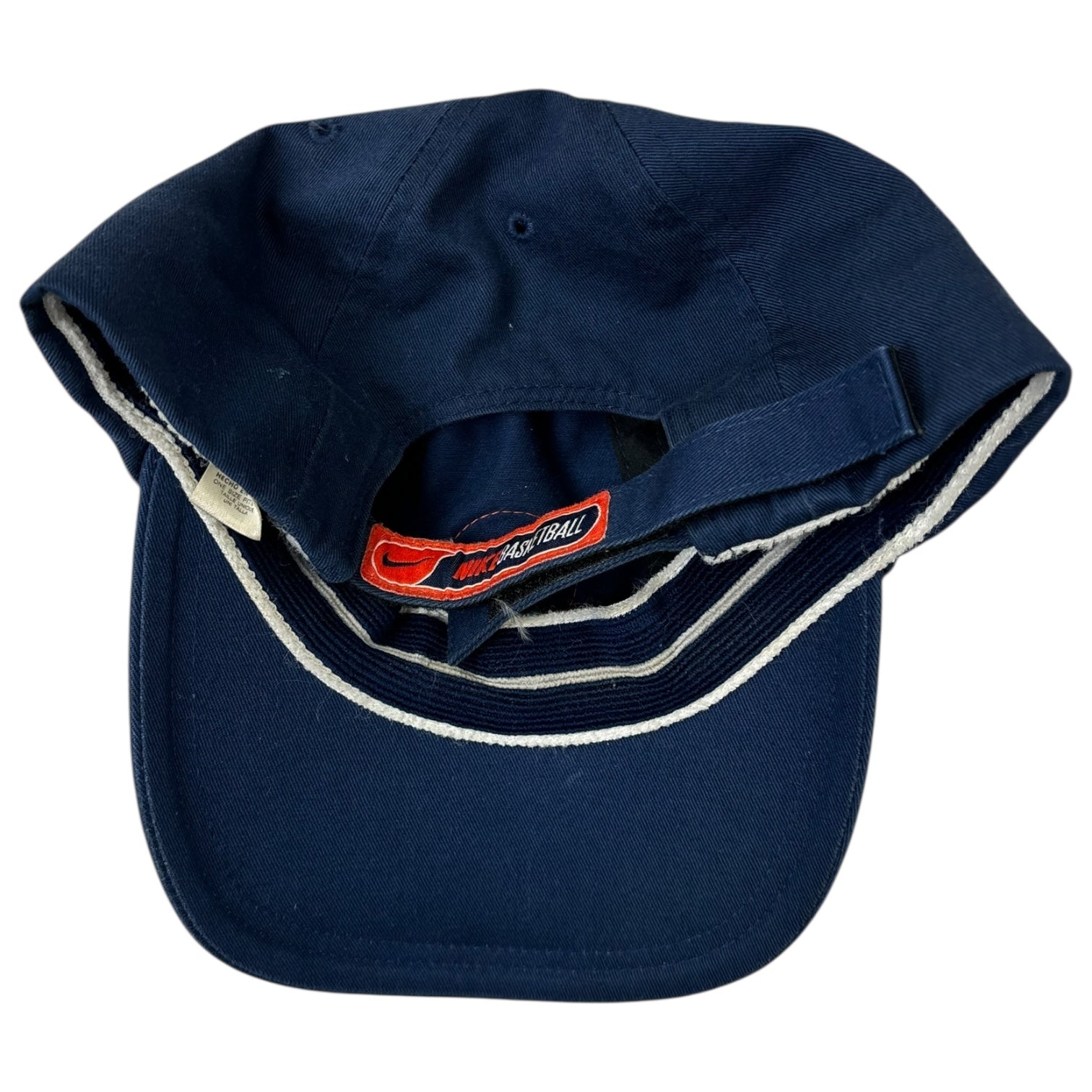 Vintage Y2K Nike Basketball StrapBack Hat Navy