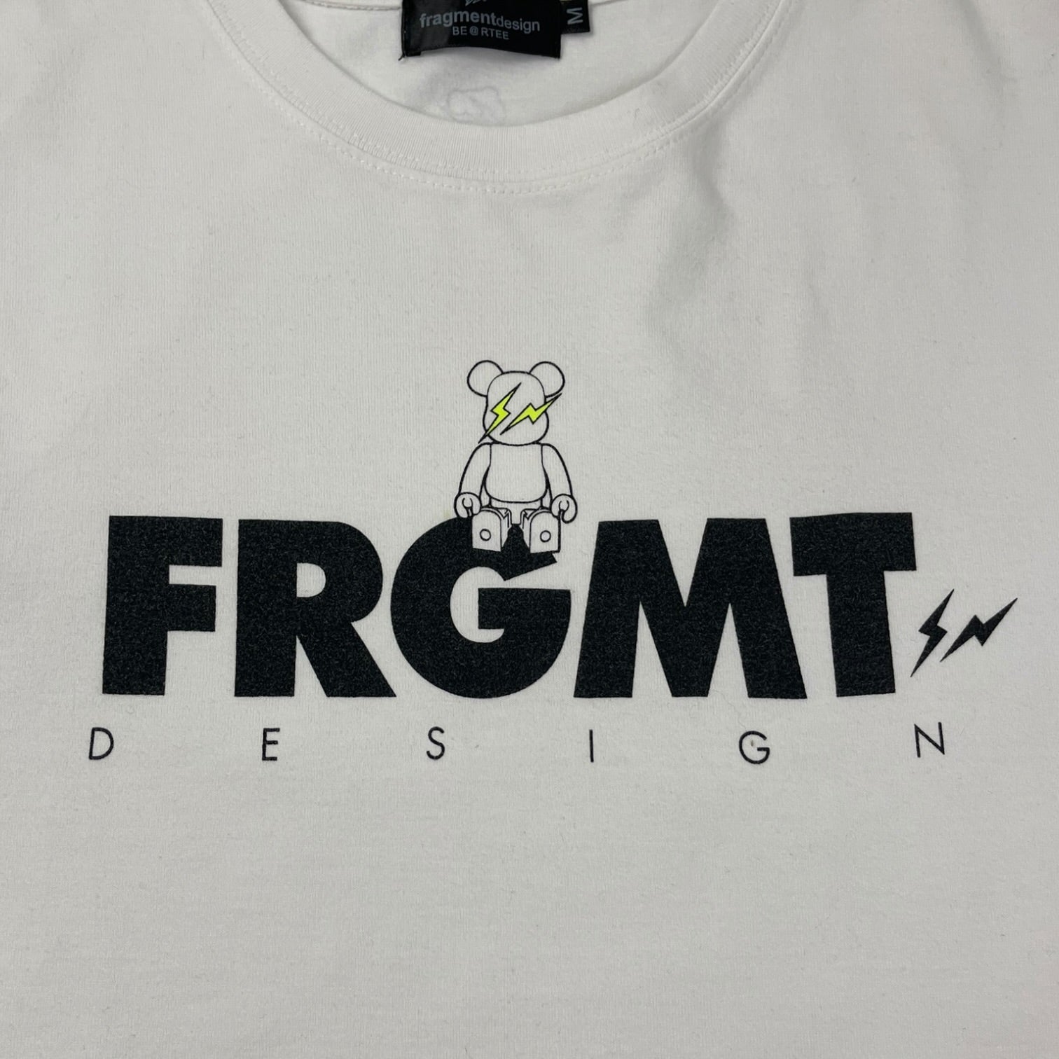 Fragment Design x Medicom Toy BE@RTEE White