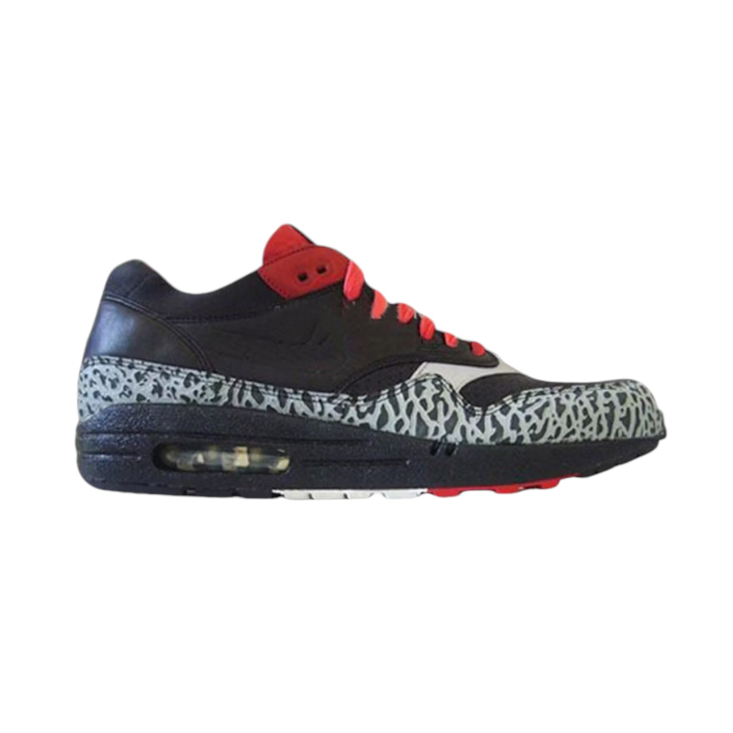 Nike Air Max 1 PRM Black/Black/Varsity Red (Used) (2005)