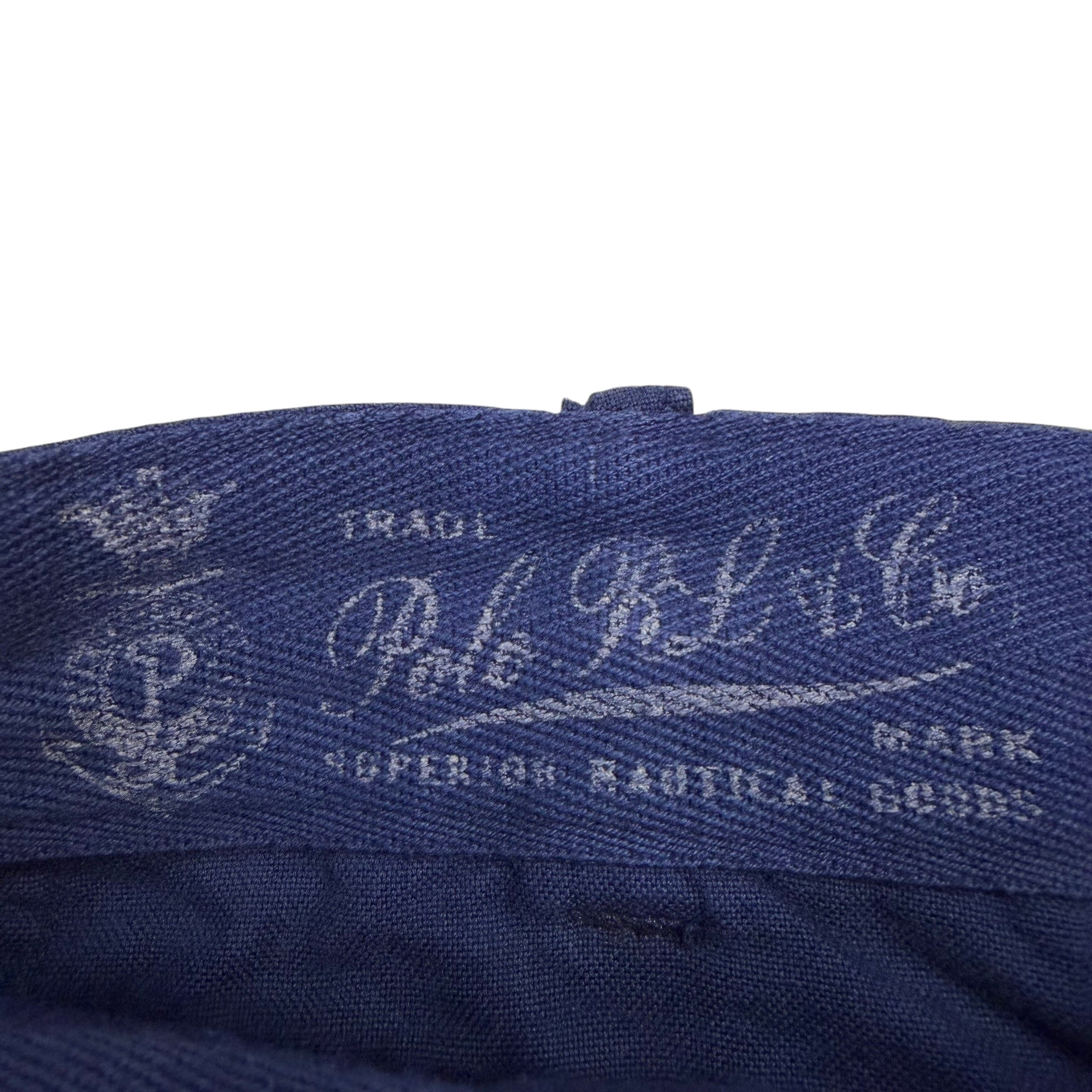 Vintage Polo Ralph Lauren Chino Linen Shorts Navy