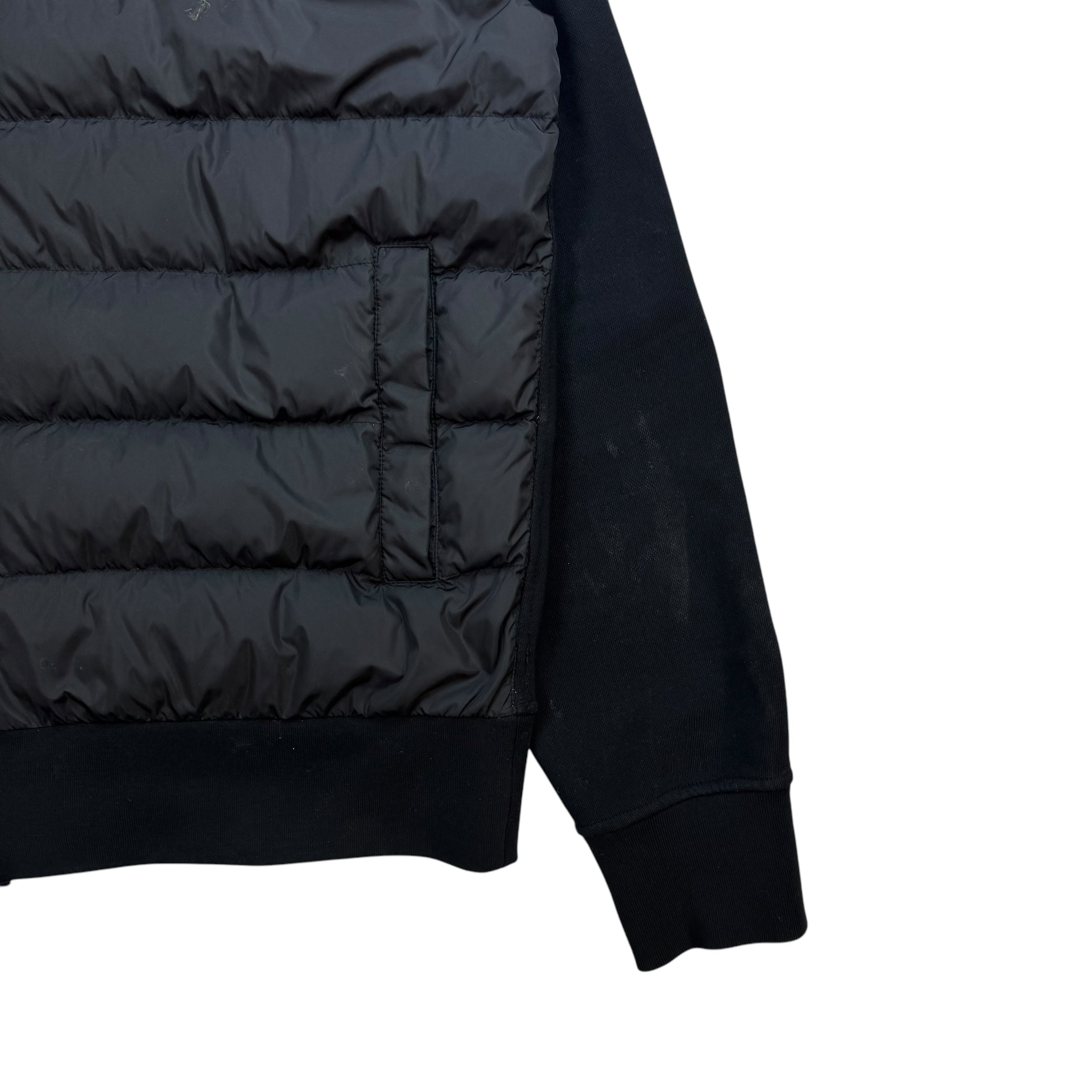 Canada Goose Hybridge Huron Zip Up Hoodie Jacket Black