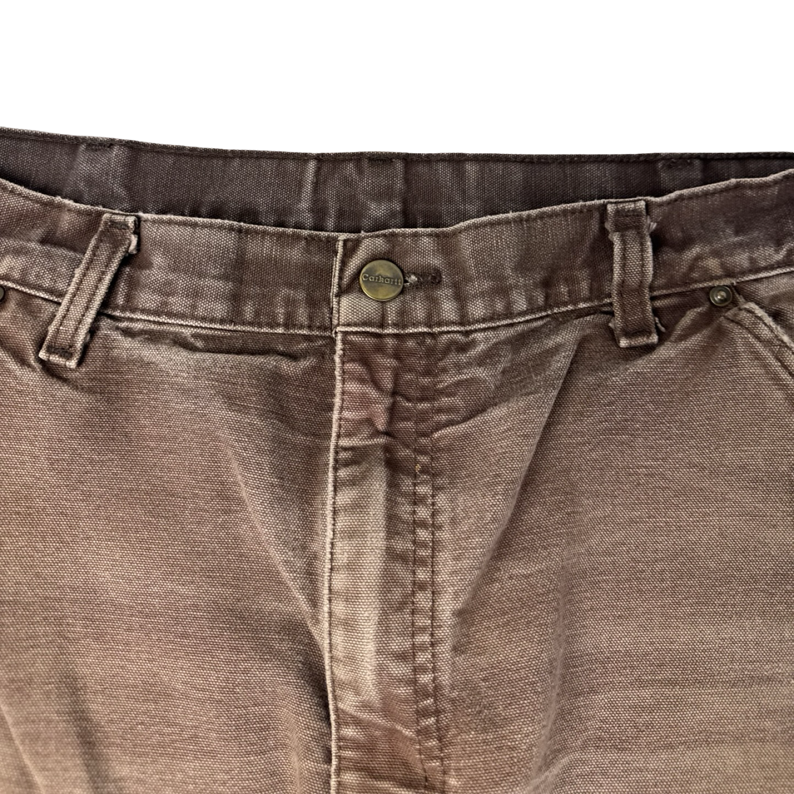 Faded Brown Carhartt Double Knee Bottoms