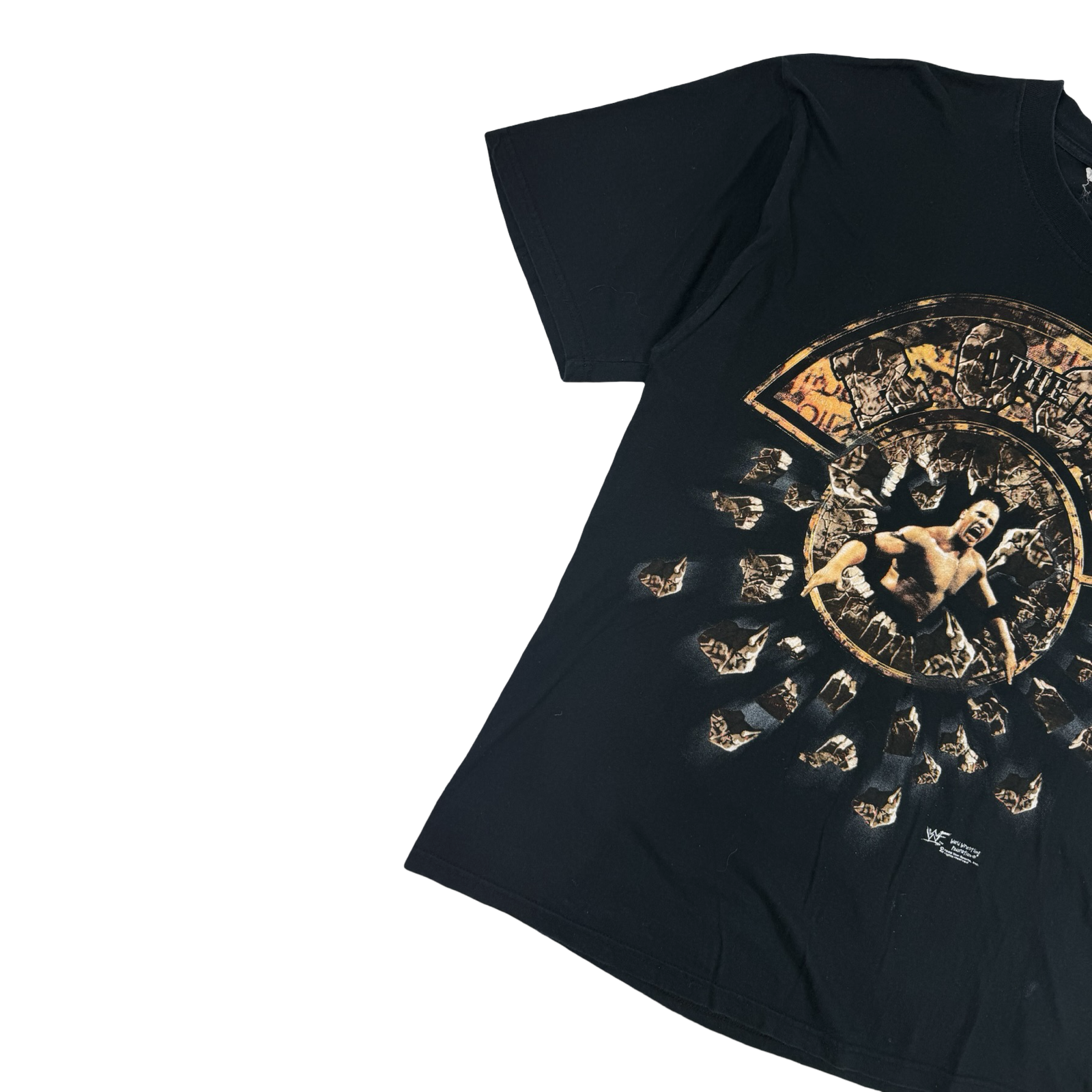 Vintage 1998 WWF The Rock T-Shirt Black