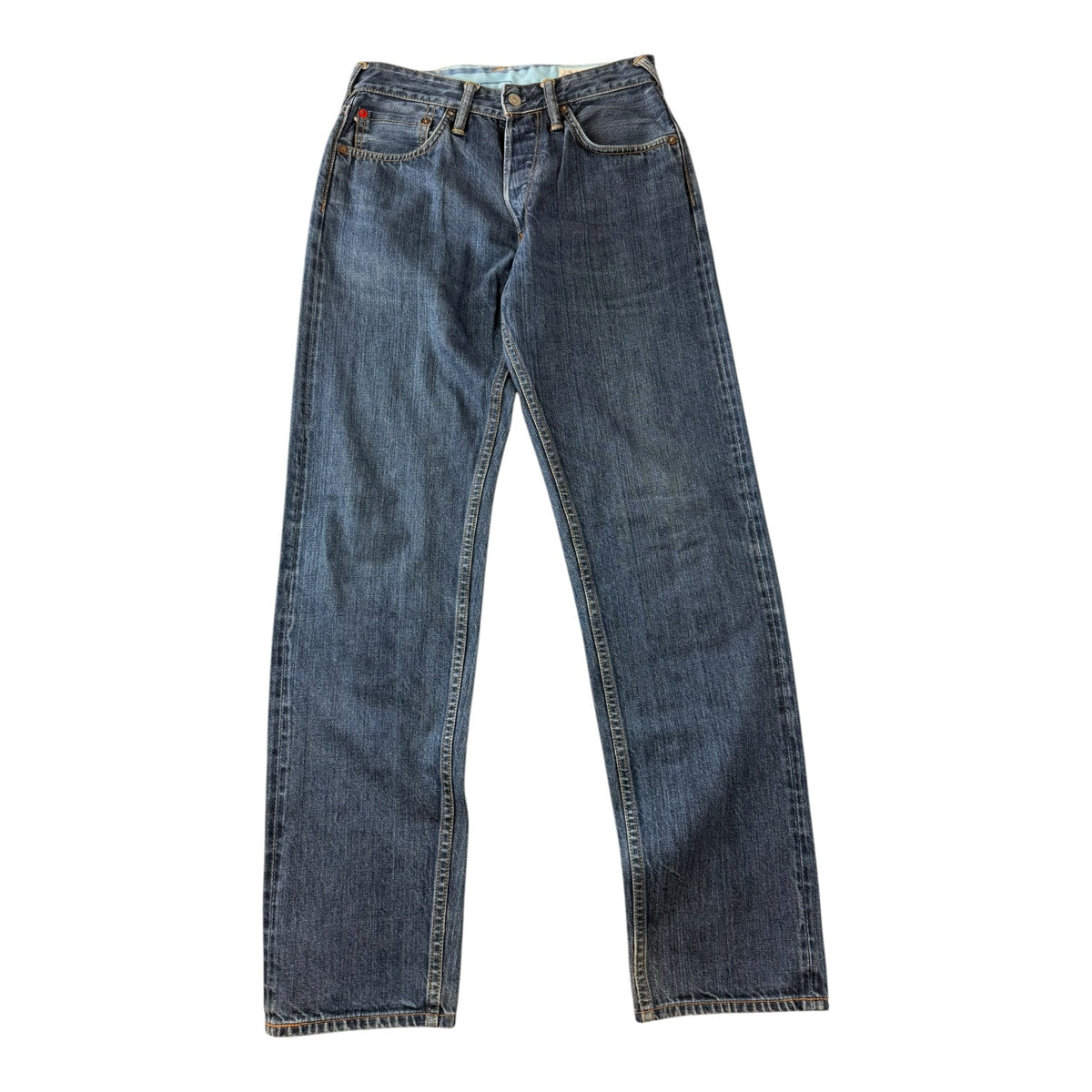 Evisu Lot 2000 No. 3 Daicock Blue Denim Jeans