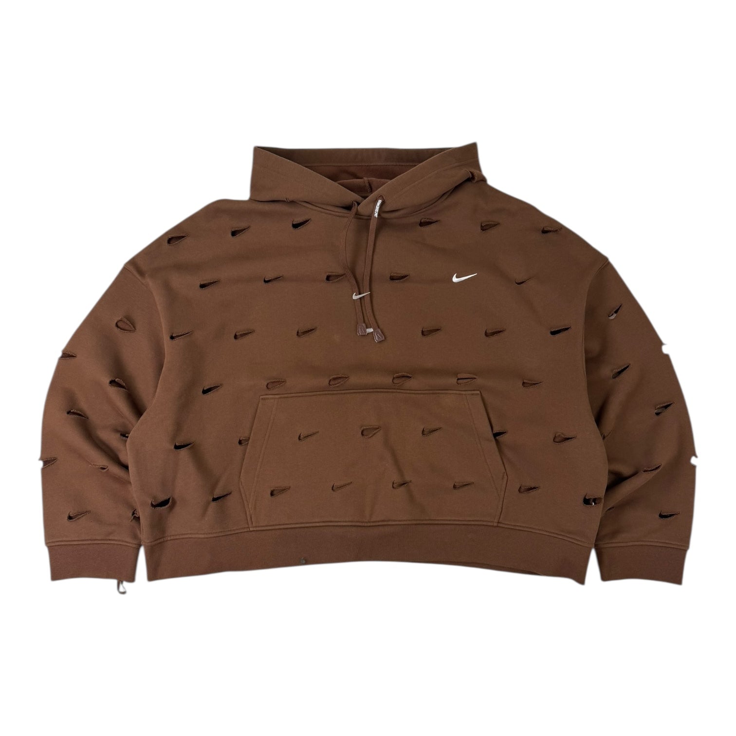 Nike x Jacquemus Swoosh Hoodie Brown