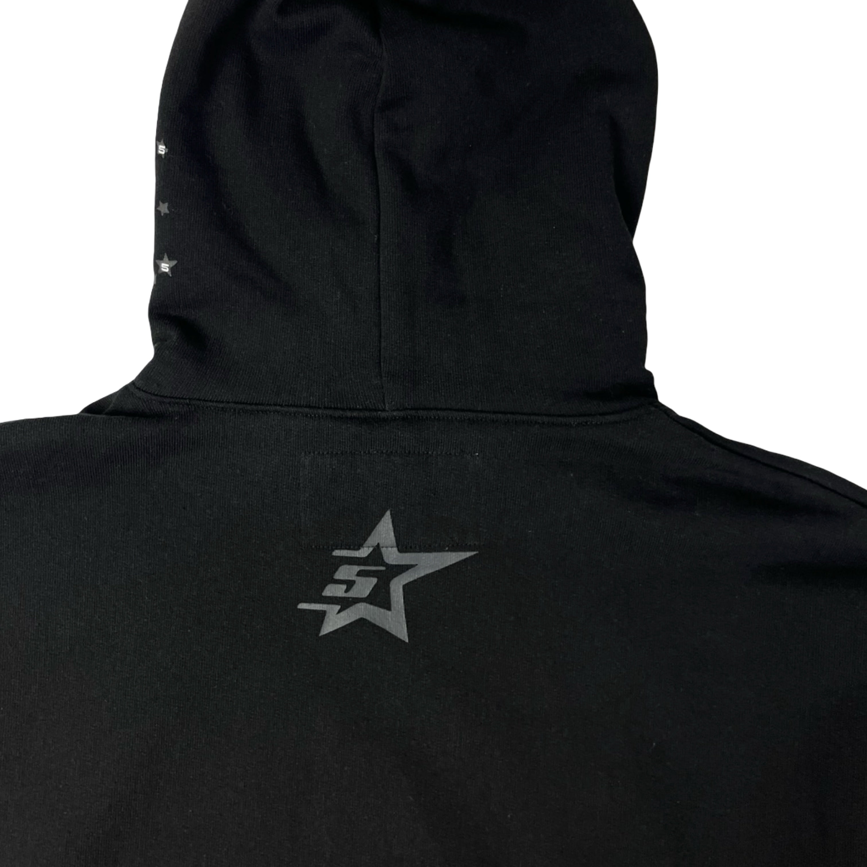 Sp5der Rhinestone Punk V2 Hoodie Black