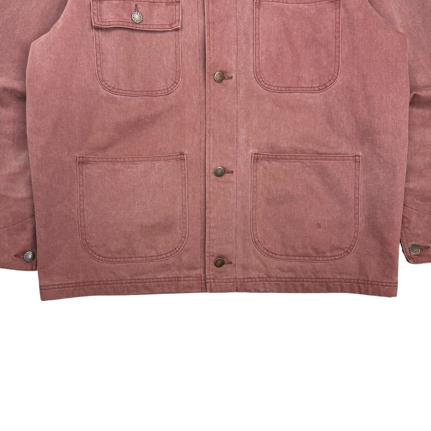 Supreme Hooded Chore Coat Dusty Rose