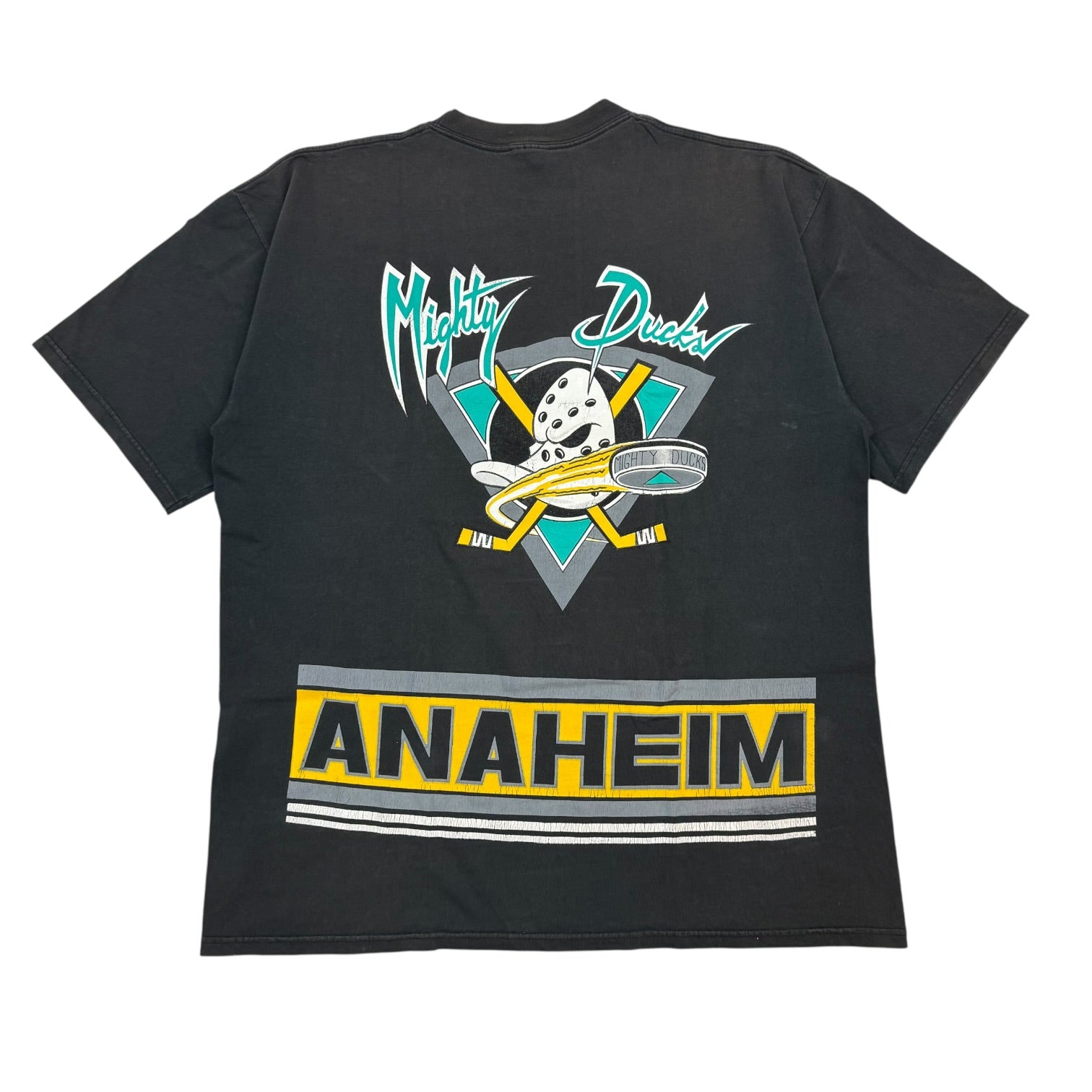 Vintage Anaheim Mighty Ducks Jersey Tee Black