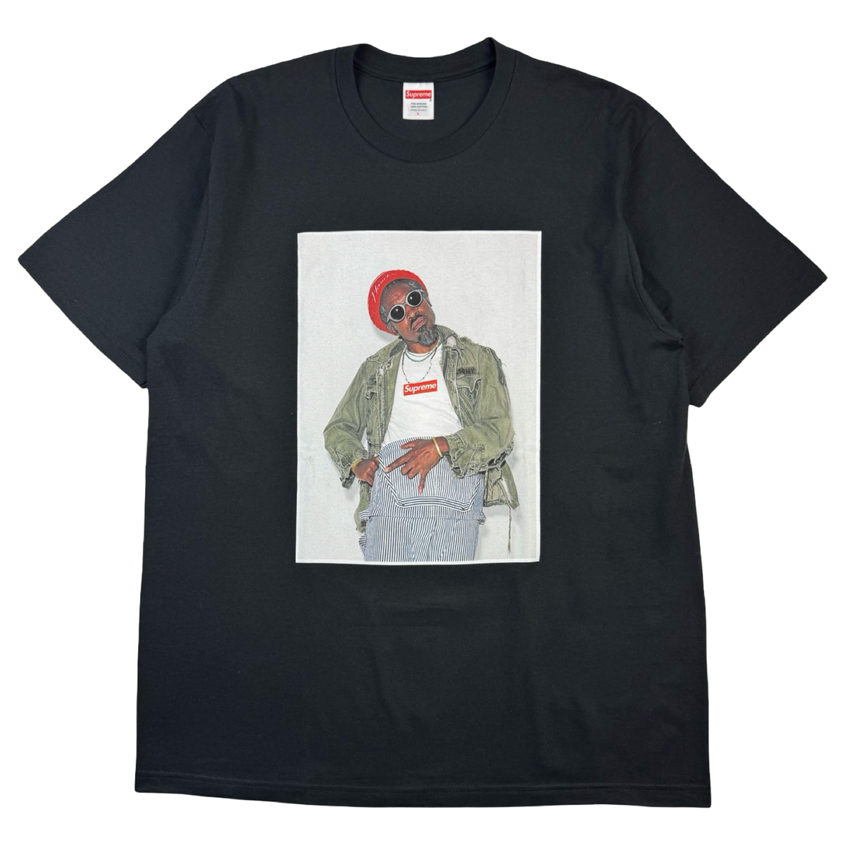 Supreme André 3000 Tee Black