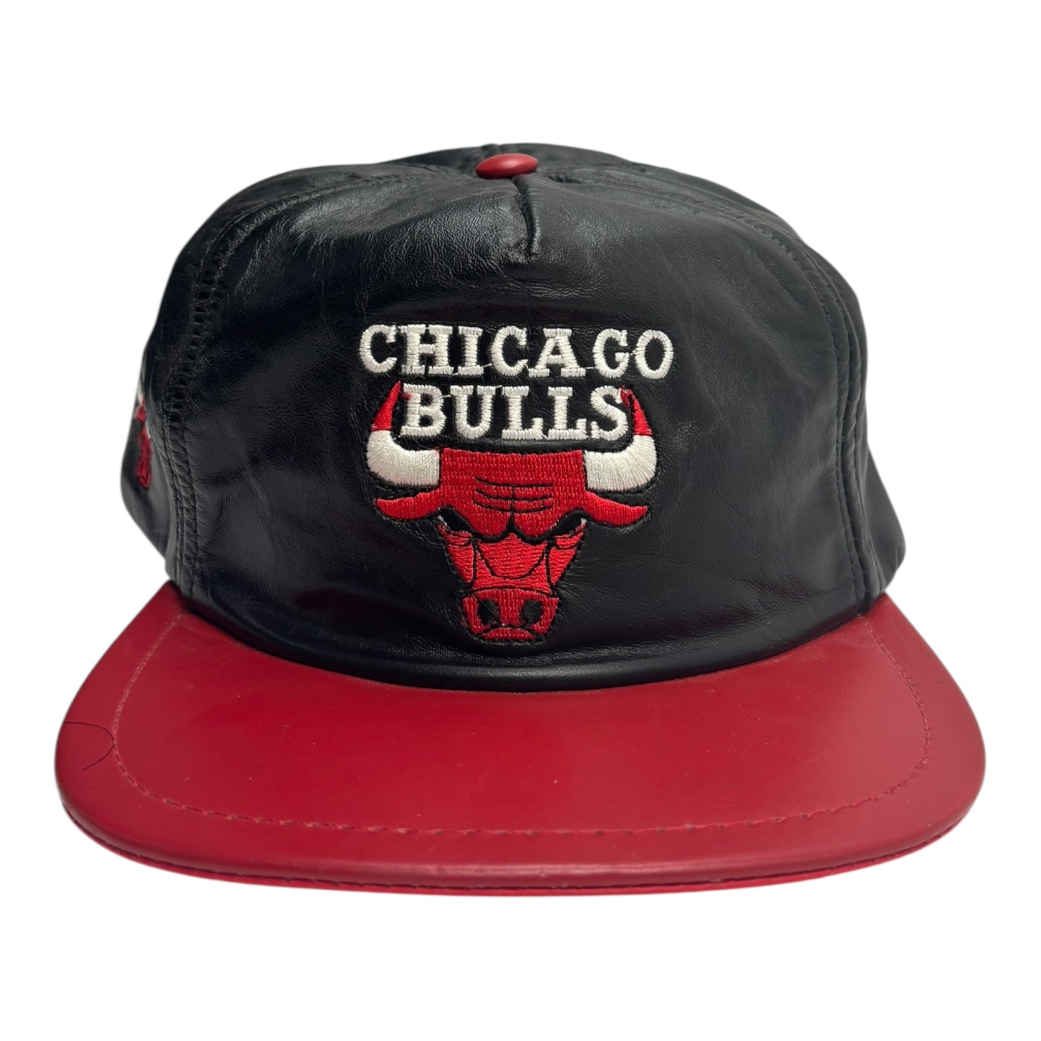 Vintage Chicago Bulls Leather Hat