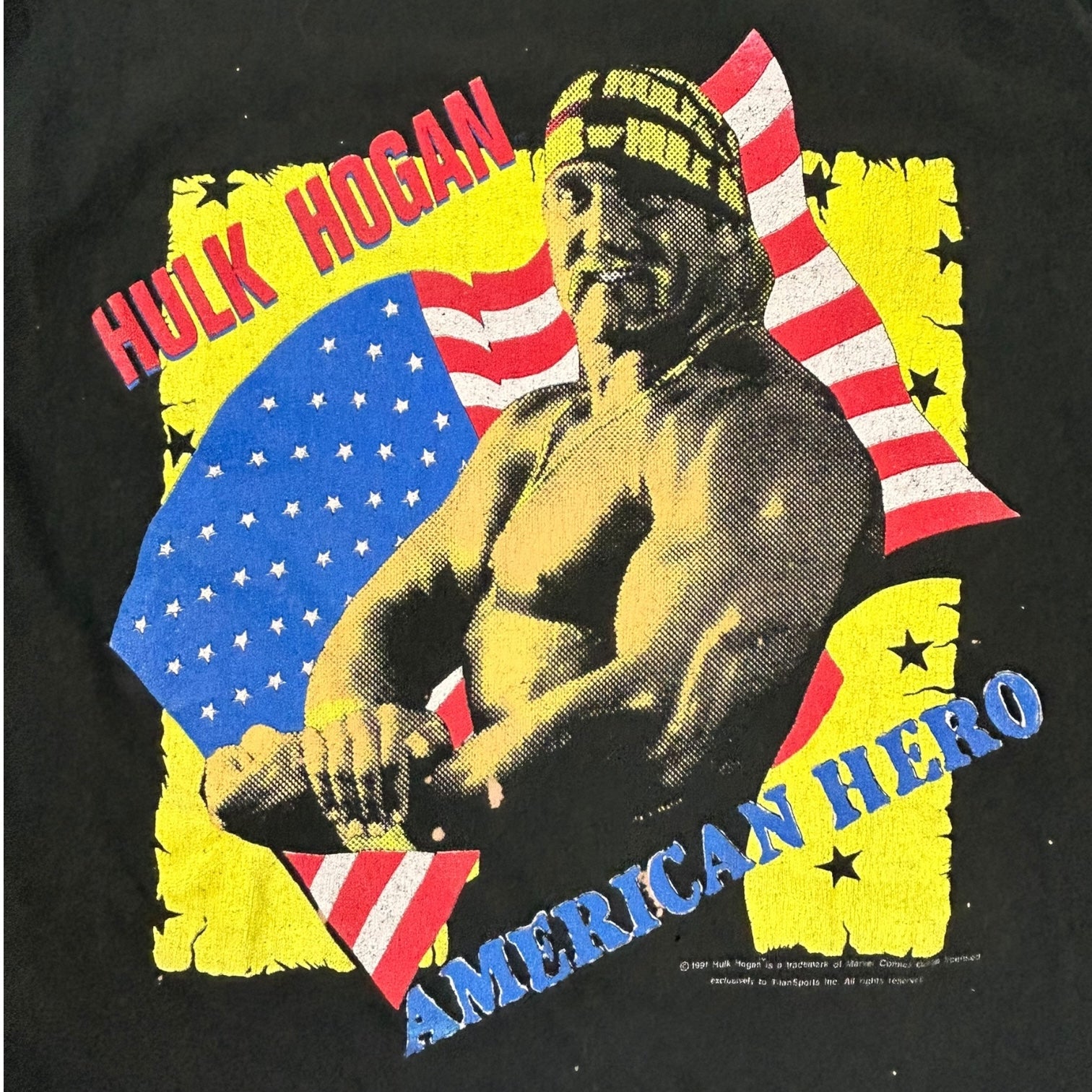 1991 Hulk Hogan American Hero Shirt T-Shirt