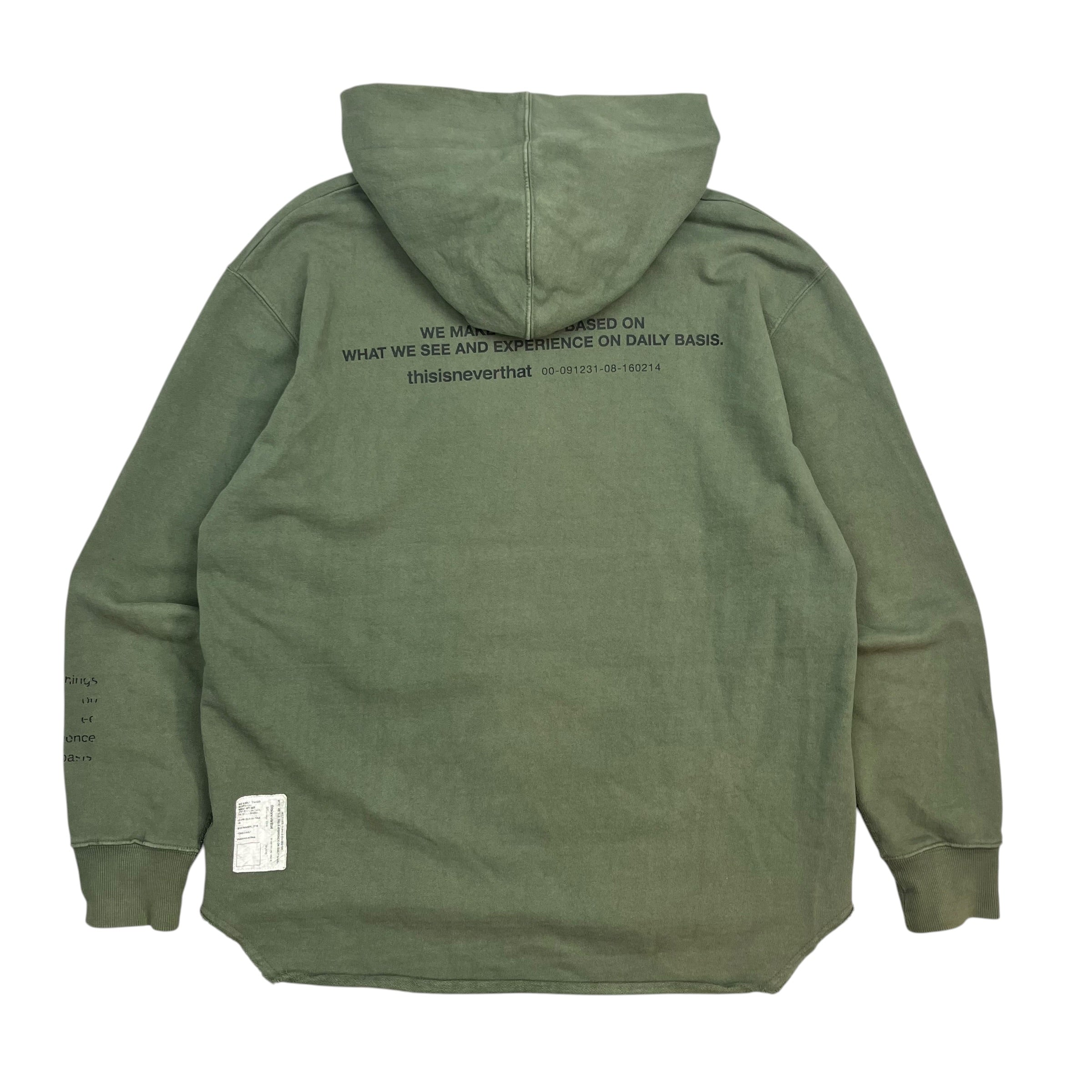 Thisisneverthat Boxer Hoodie Green