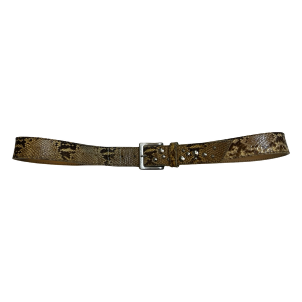 Junya Watanabe Comme des Garçons Studded Snakeskin Leather Belt