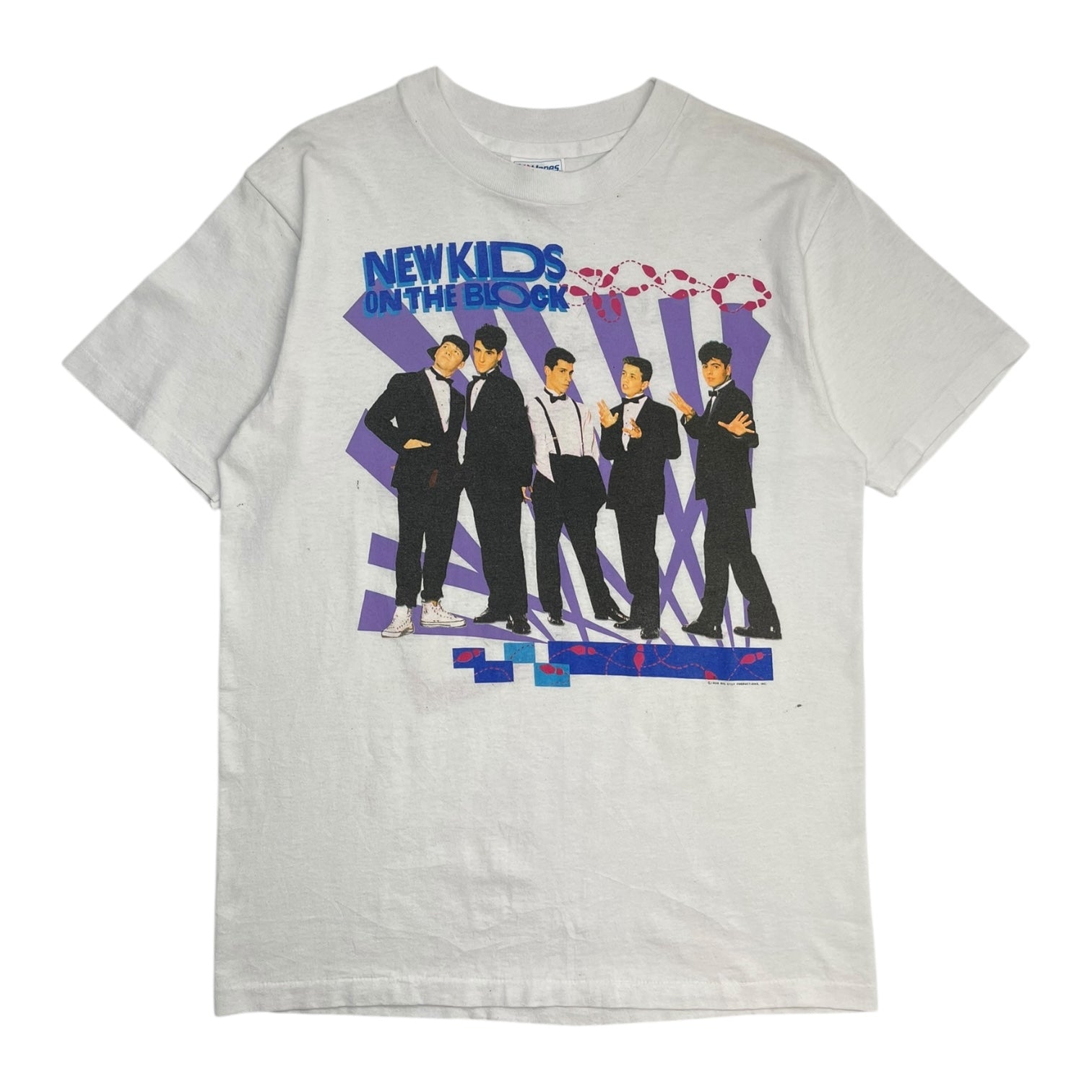 1989 New Kids On The Block T-Shirt White