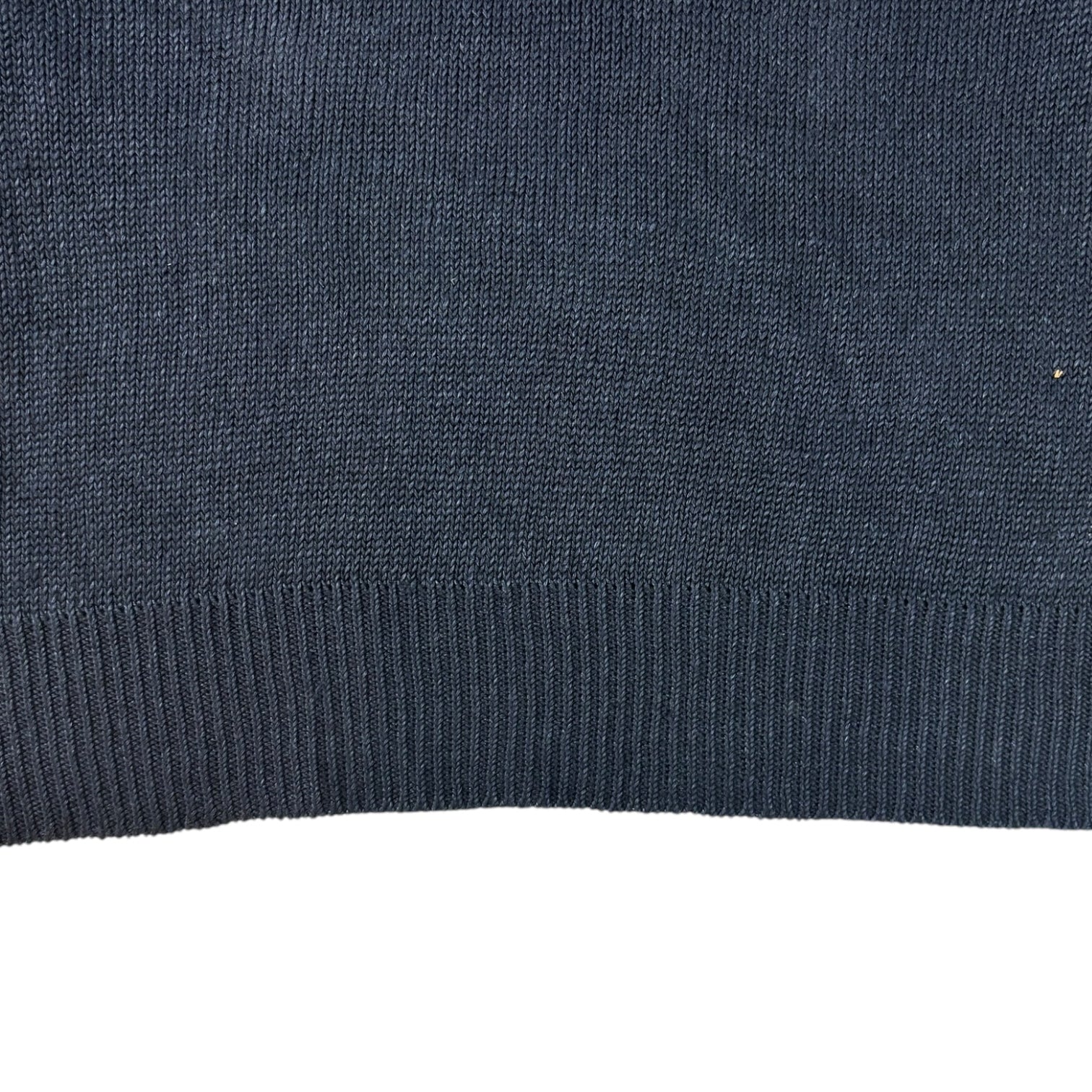 Vintage Polo Ralph Lauren Button-Up Knit Sweater Navy