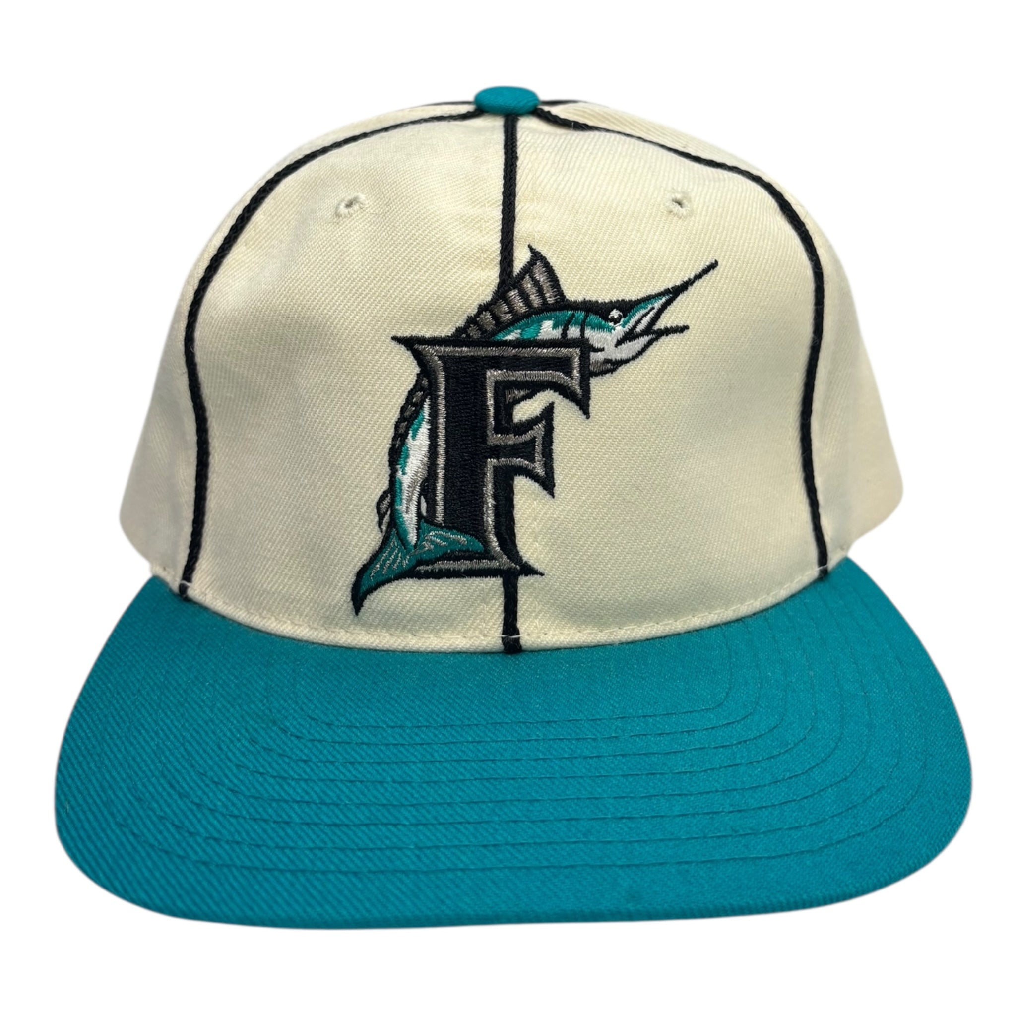 Vintage MLB Florida Marlins American Needle Pinstripe Hat