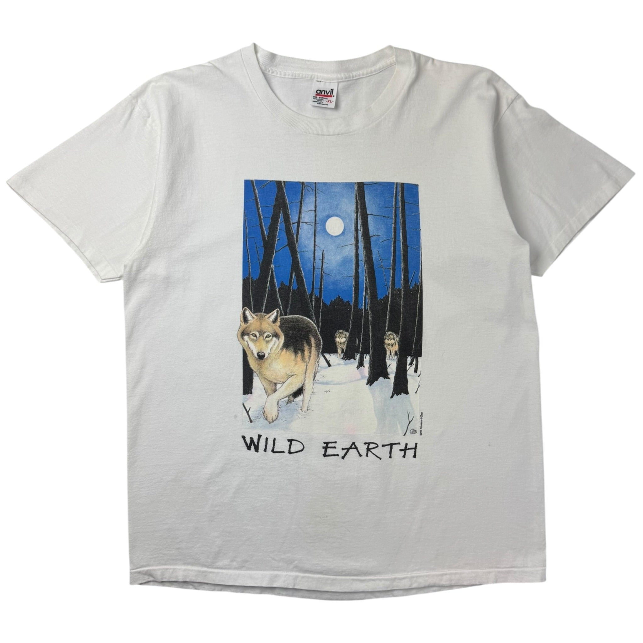 1995 Wild Earth Wolves In The Snow T-Shirt