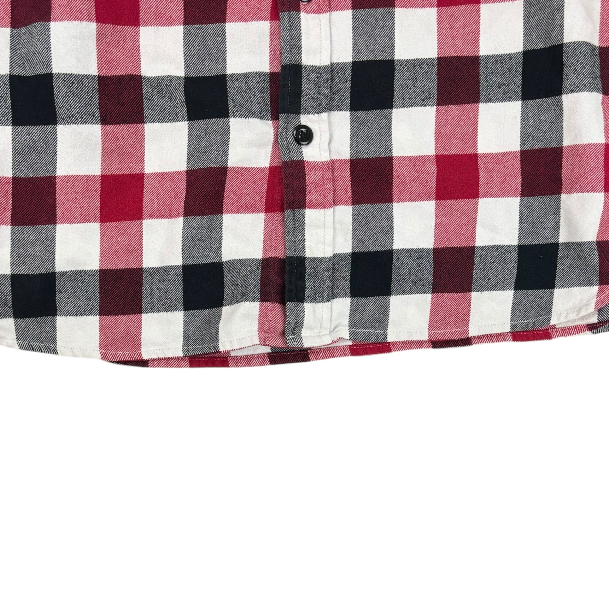 Stüssy Printed Plaid Button-Up Shirt Red