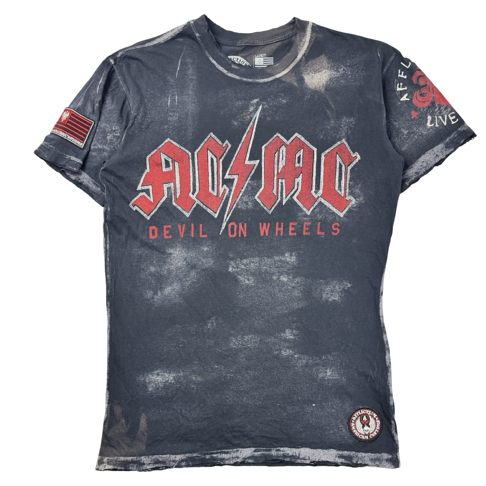 Y2K Affliction ‘Devil On Wheels’ Gothic T-Shirt