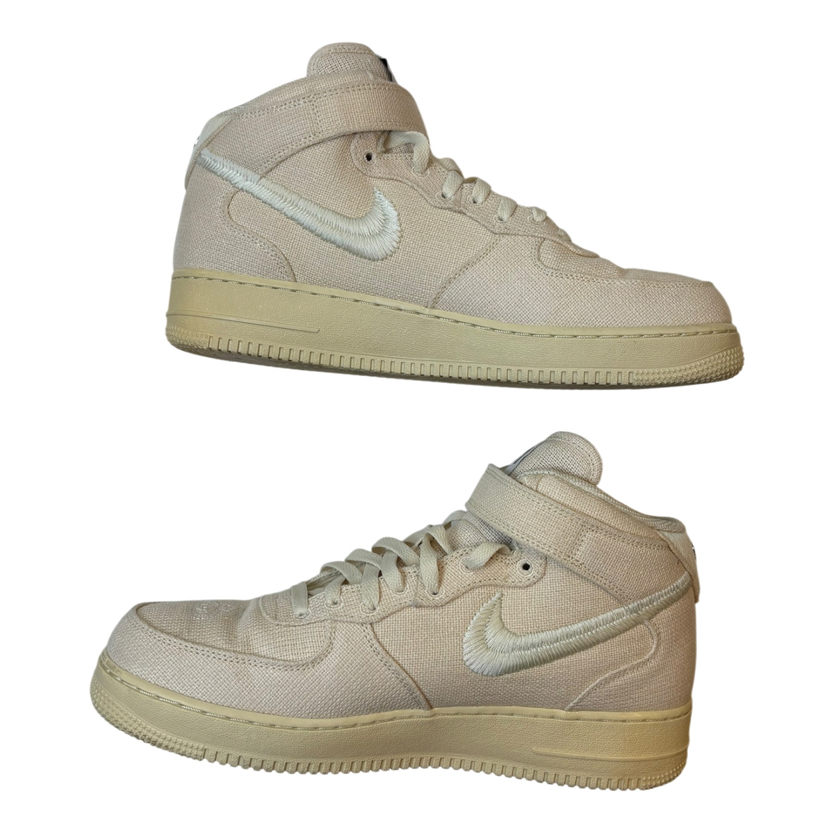 Stussy x Nike Air Force 1 Mid Fossil (Used)