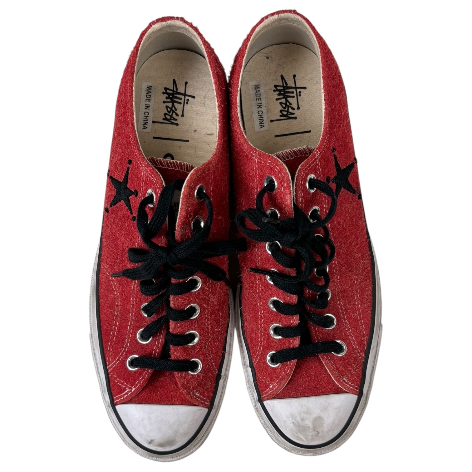 Stussy x Converse Chuck Taylor All Stars 700 Ox Poppy Red (Used)