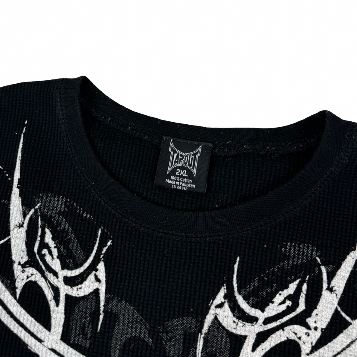 Vintage Y2K Tapout Cyber Mall Emo Longsleeve Thermal T-Shirt
