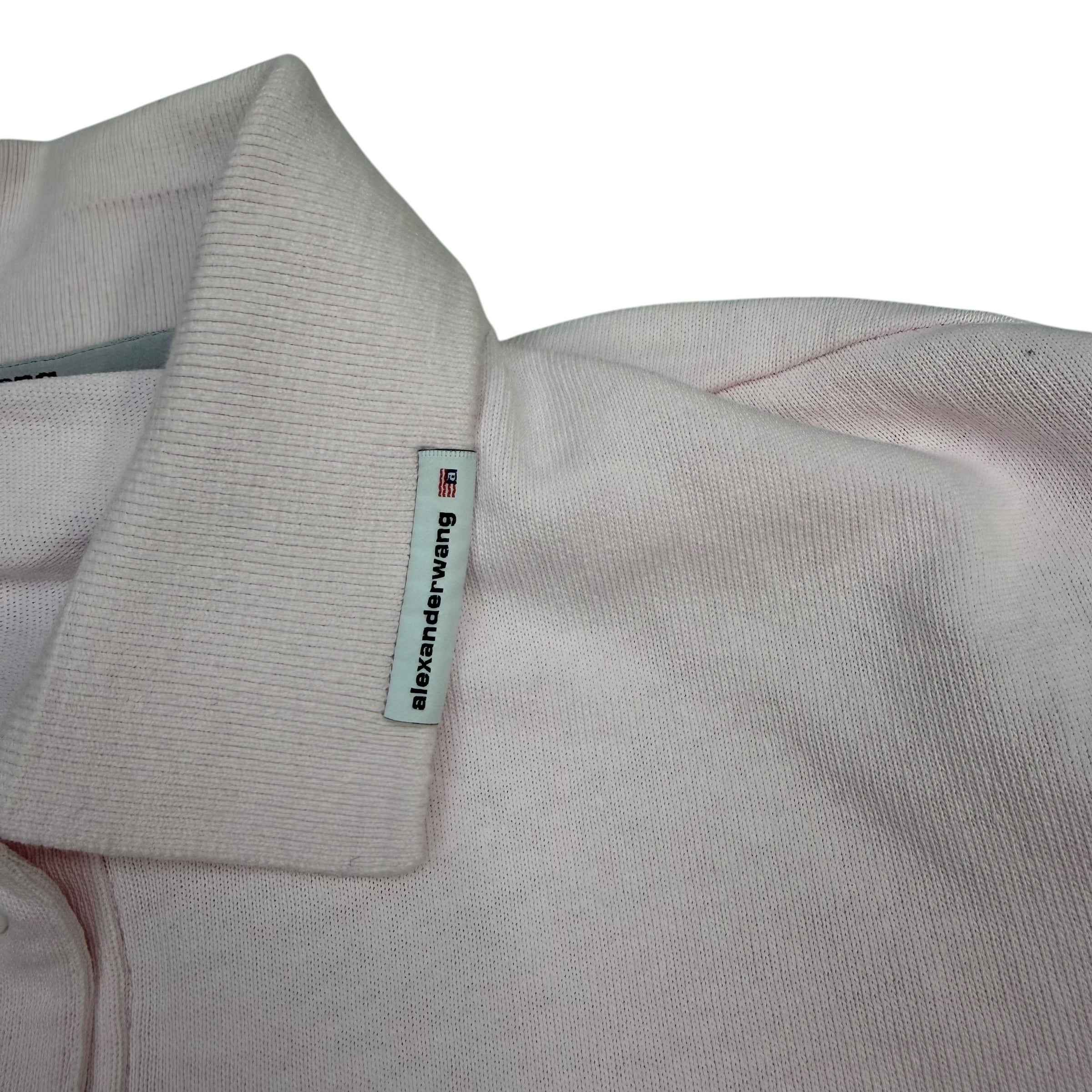 Alexander Wang Double Sleeve Polo Shirt Pink