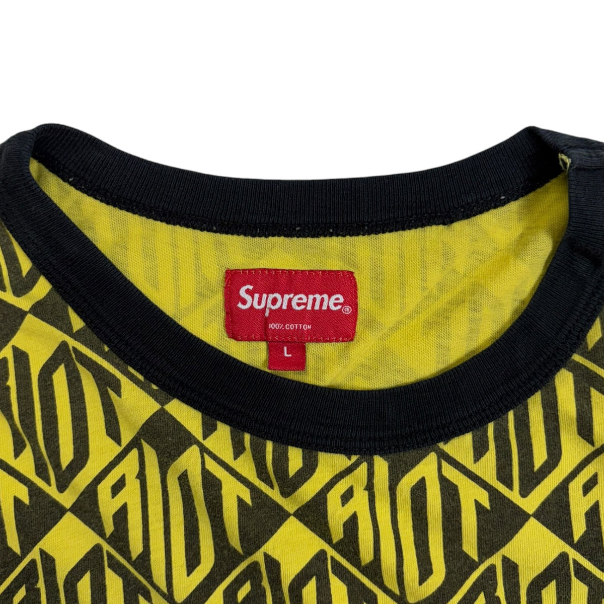 Supreme Riot Pocket T-Shirt Yellow