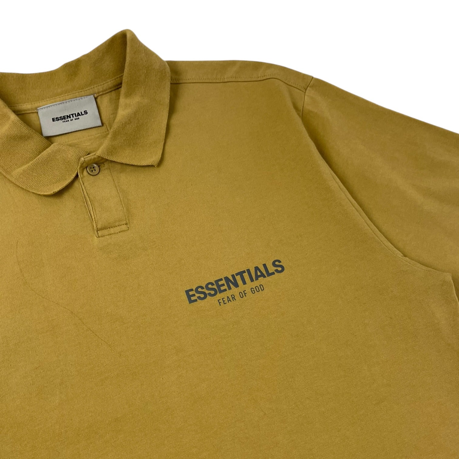 Fear of God Essentials Polo S/S T-Shirt Amber