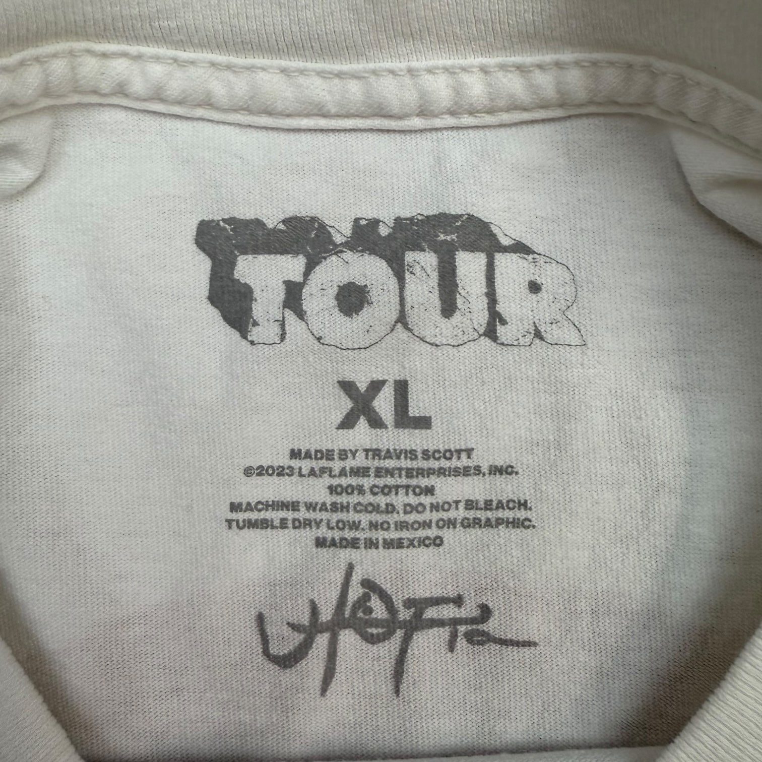 Travis Scott Utopia Circus Maximus Tour Tee White