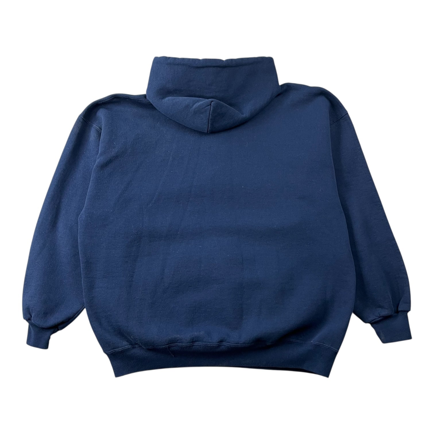 Vintage Russell Blank Hoodie Navy