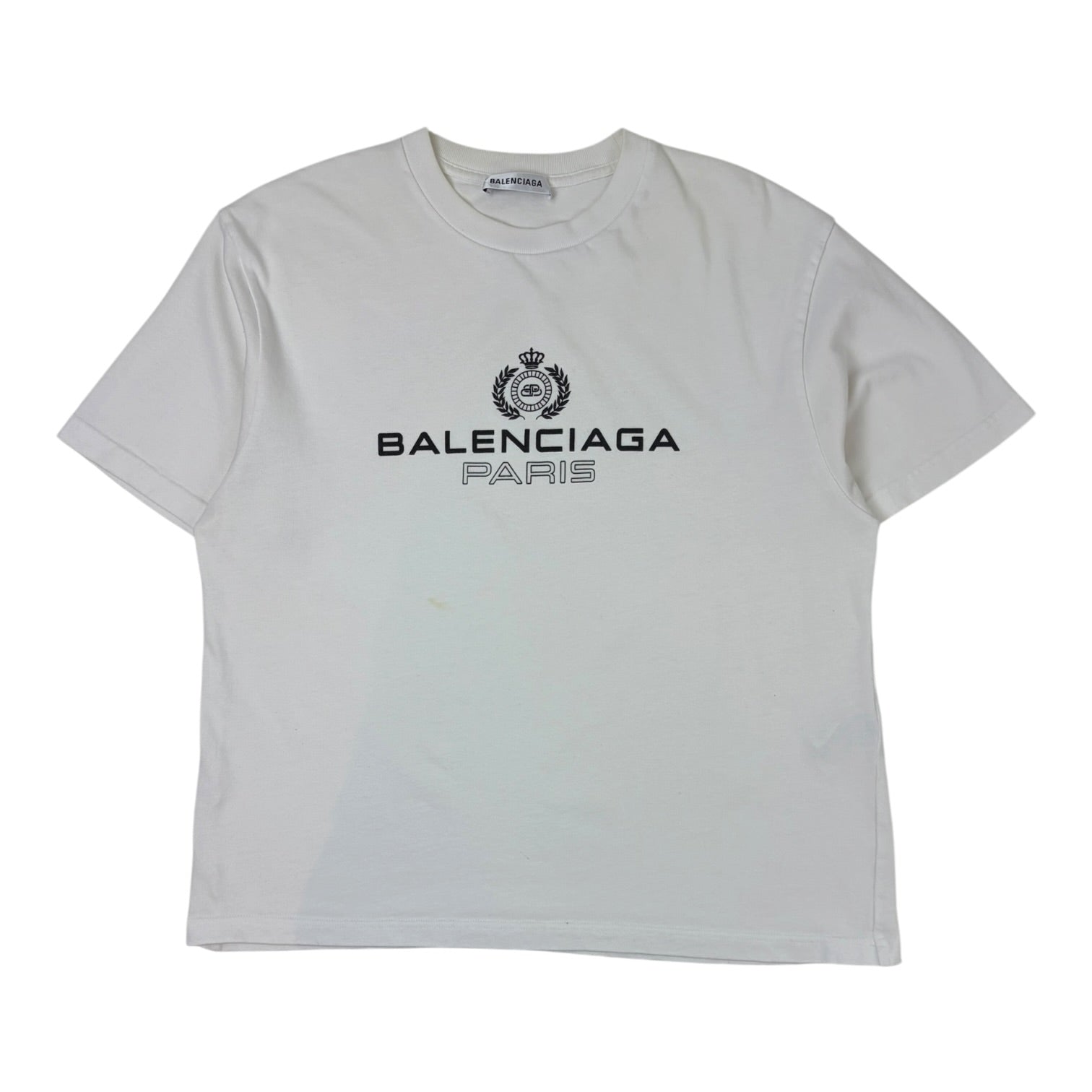 Balenciaga Paris Laurel T-Shirt White