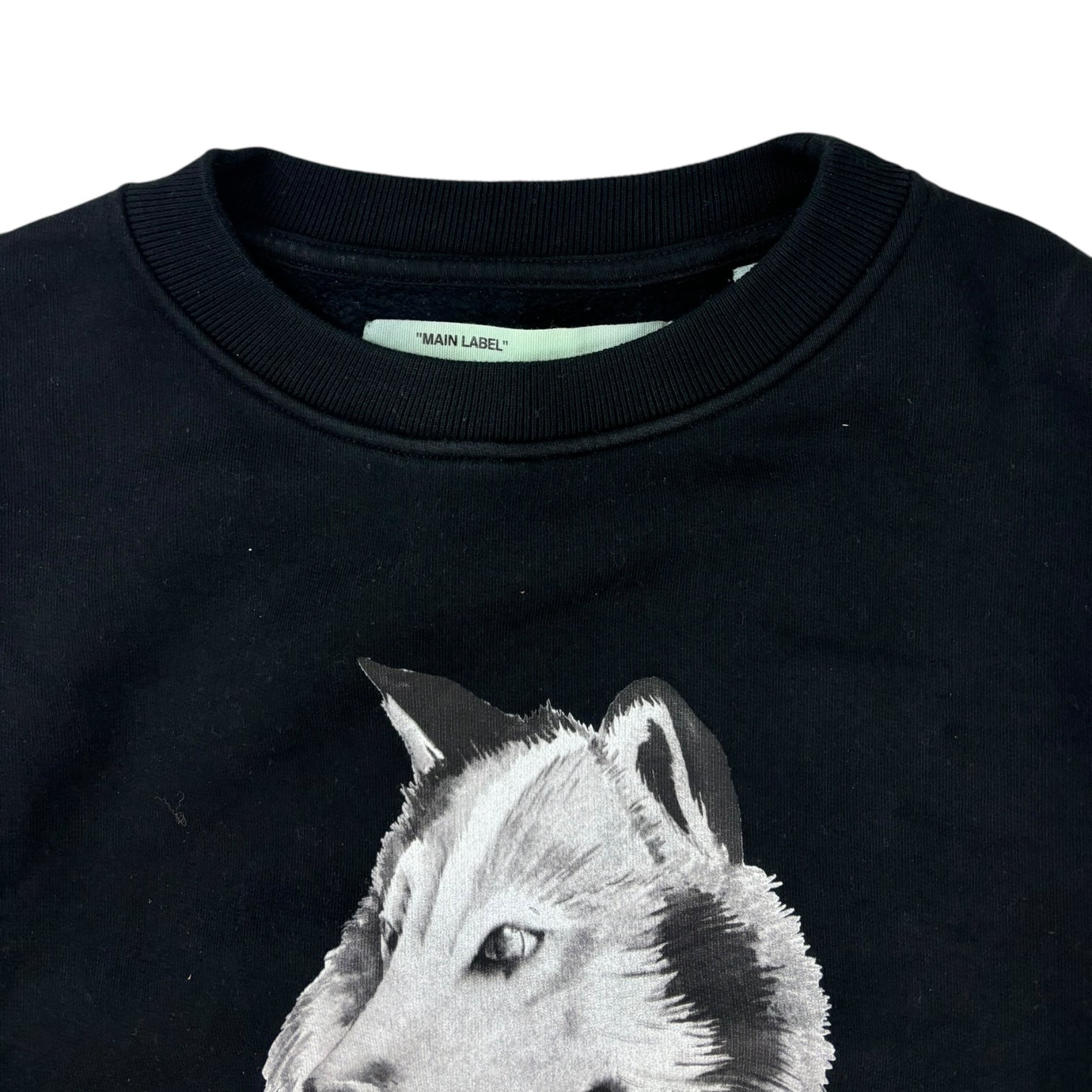 2013 Off-White Othelo’s Wolf Crewneck Black