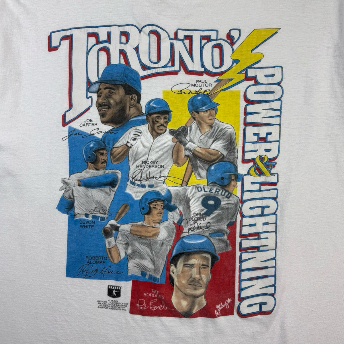 Vintage Toronto Blue Jays Power & Lightning MLB T-Shirt