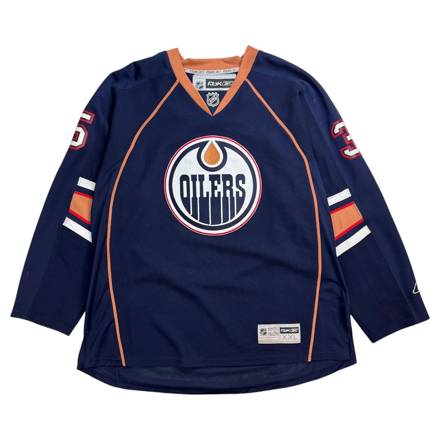 Vintage Reebok Edmonton Oilers Nikolai Khabibulin Home Jersey