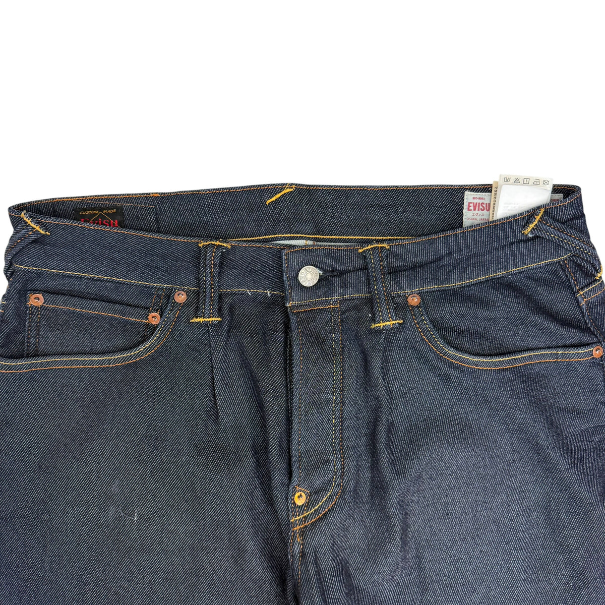 Evisu Seagull Diacock Print Jeans Navy