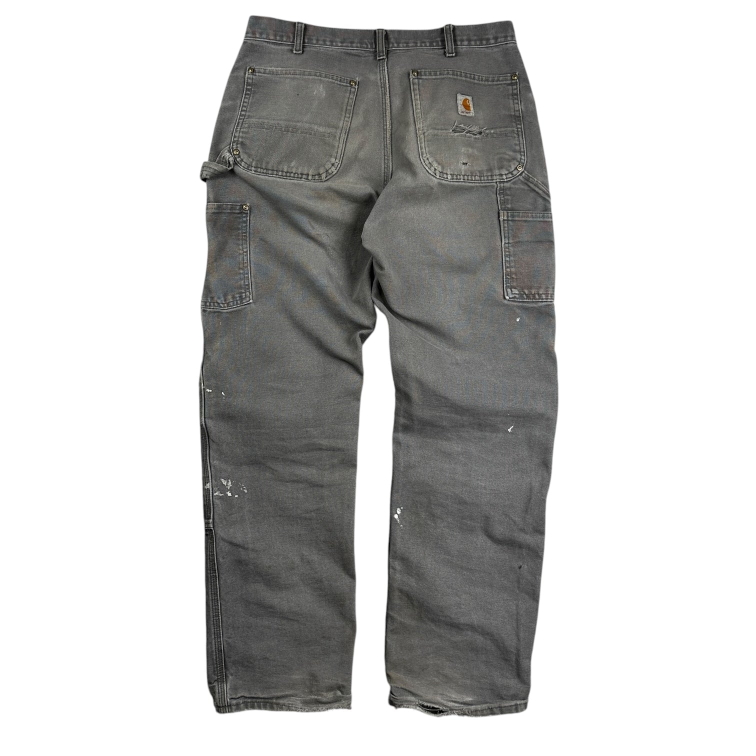 Vintage Carhartt Double Knee Cargos Light Grey